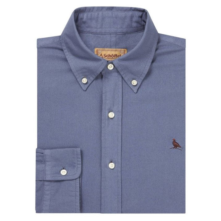 Schoffel Cavendish Oxford Shirt Vintage Navy 1
