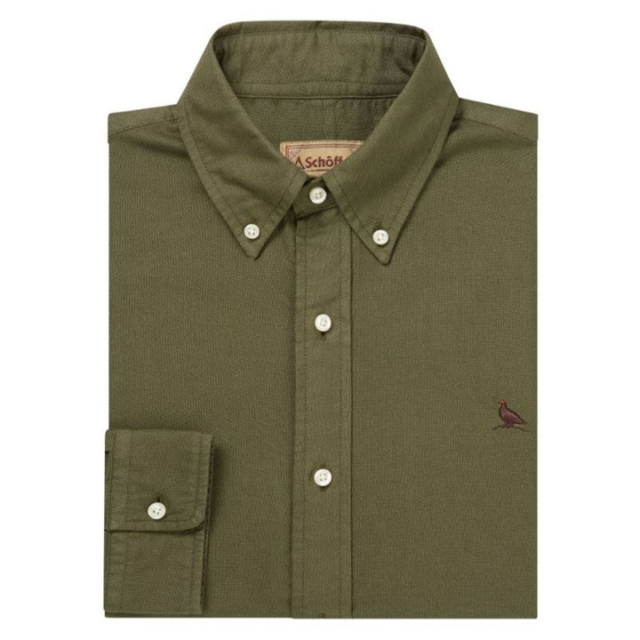 Schoffel Cavendish Oxford Shirt Woodland 1