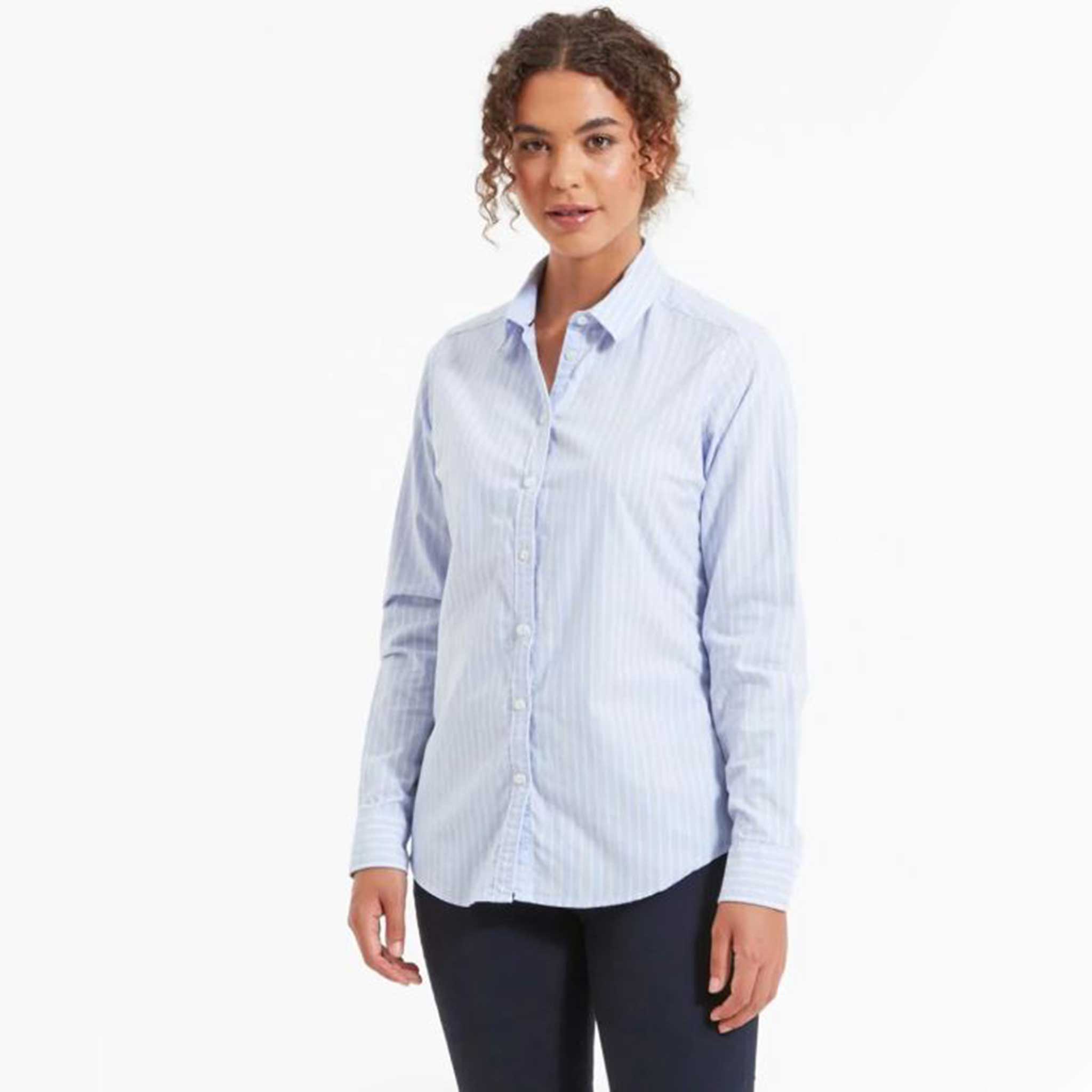 Schoffel-Cley-Ladies-Soft-Oxford-Shirt-Blue-Pink-Stripe-3