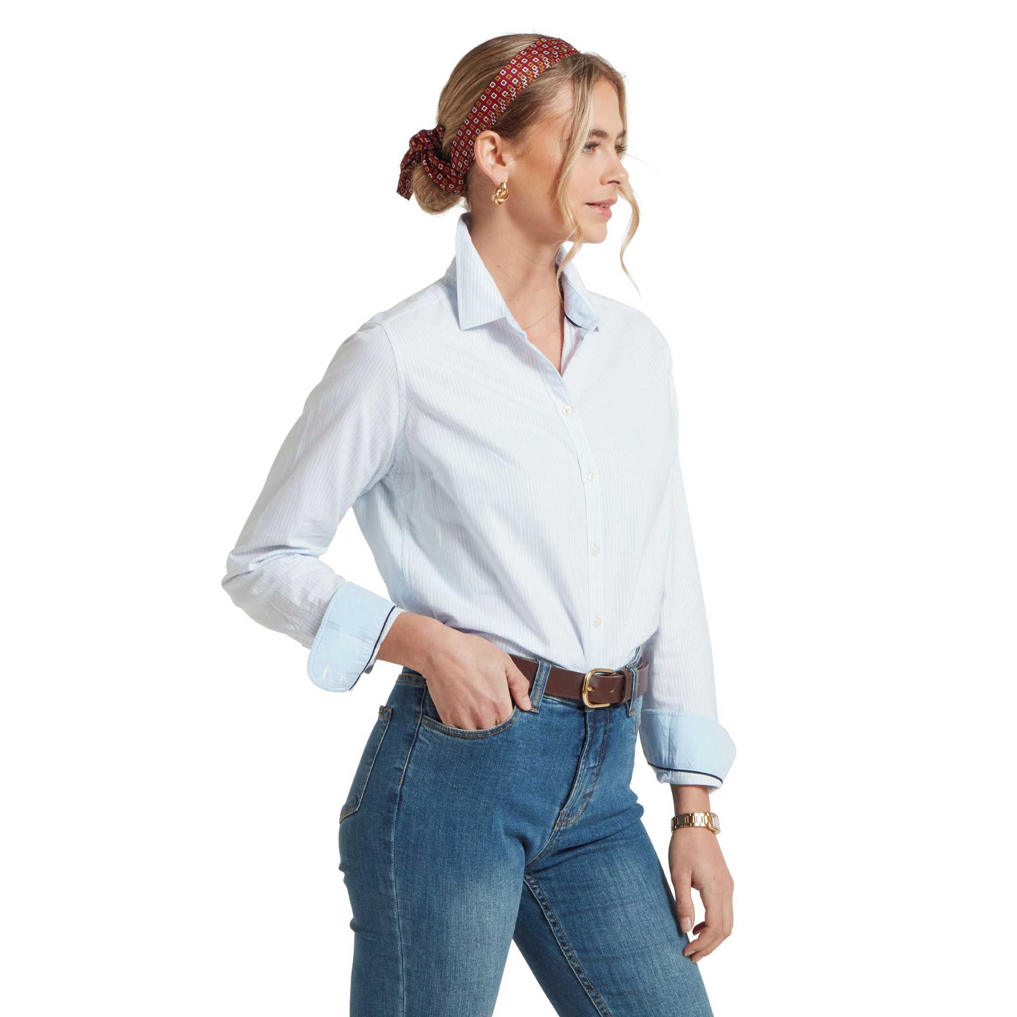 Schoffel-Cley-Ladies-Soft-Oxford-Shirt-Pale-Blue-Stripe-1