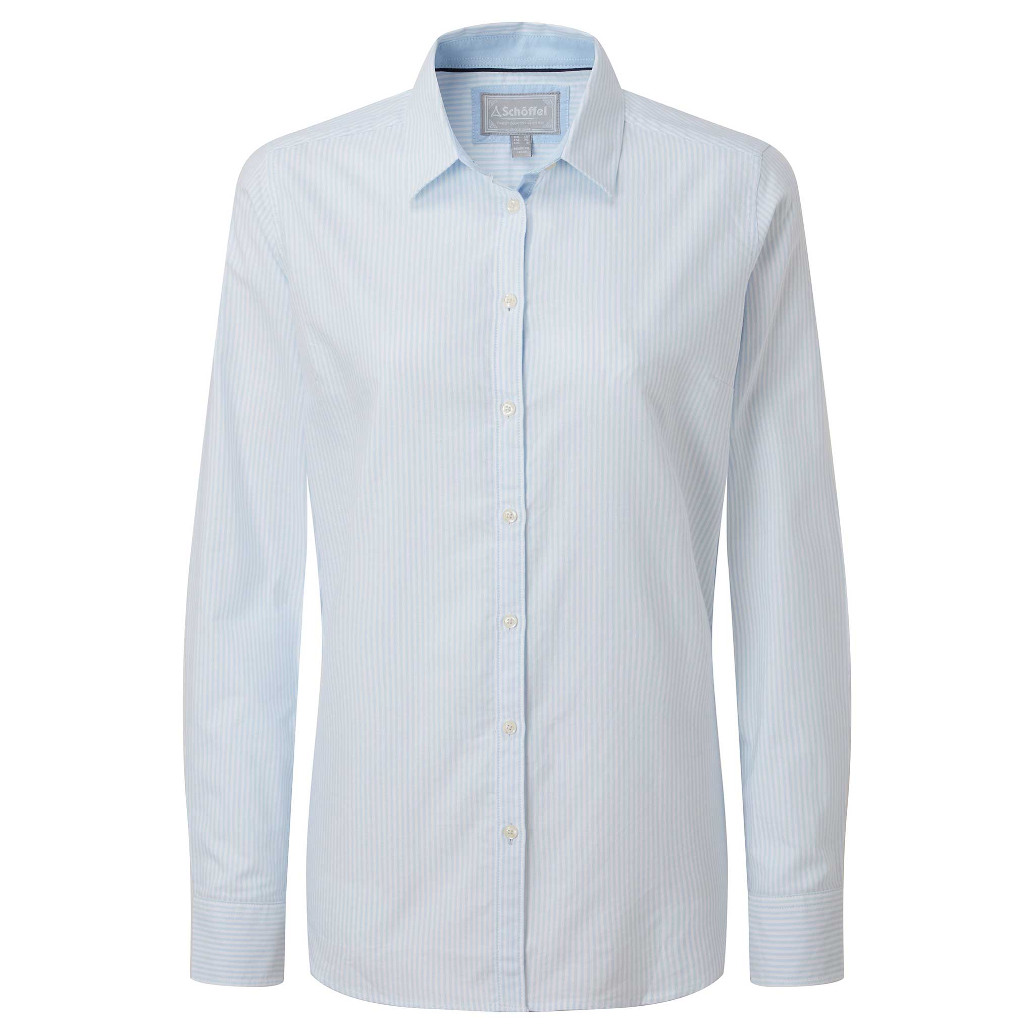 Schoffel-Cley-Ladies-Soft-Oxford-Shirt-Pale-Blue-Stripe-4
