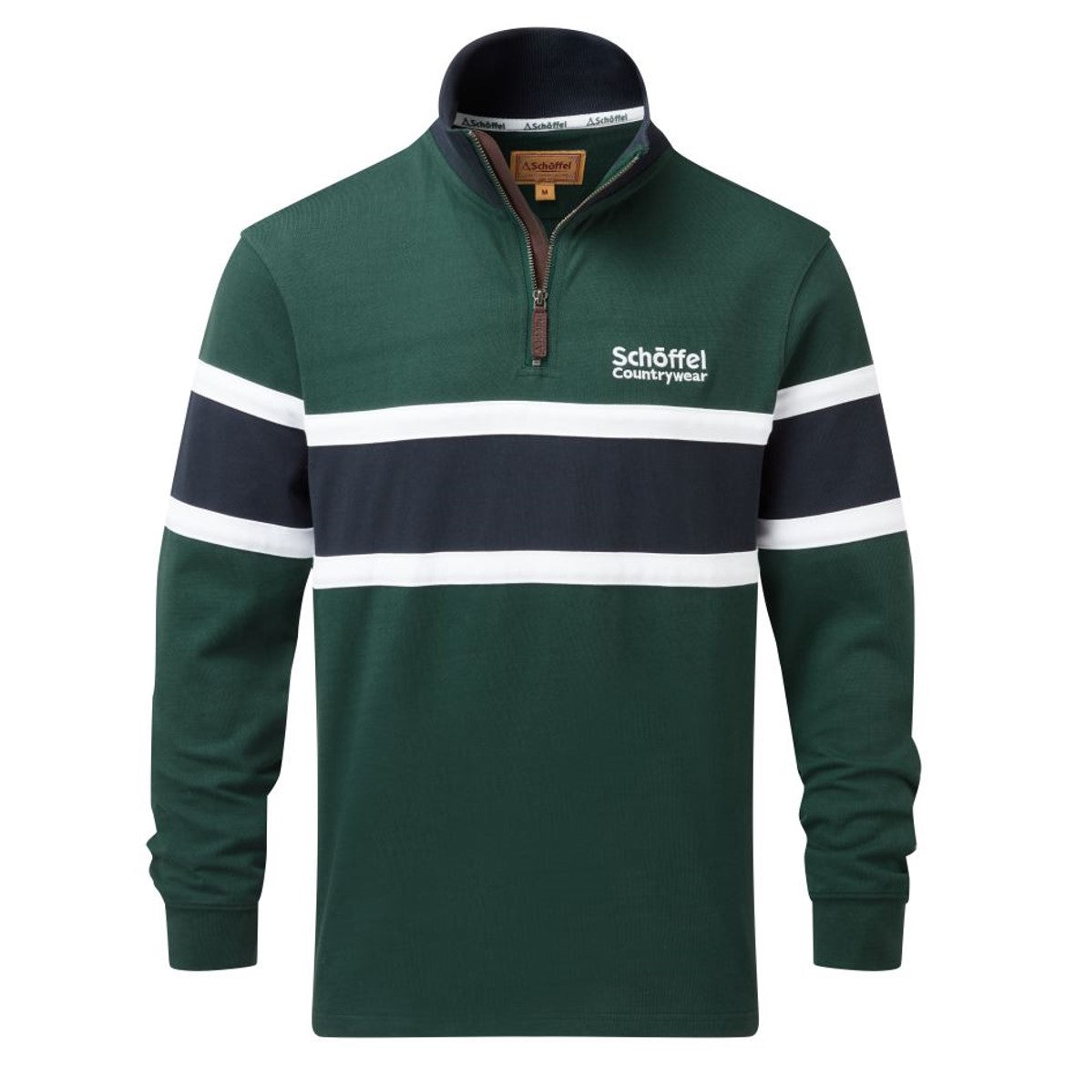 Schoffel Exmouth Qtr Zip Pine Green 2