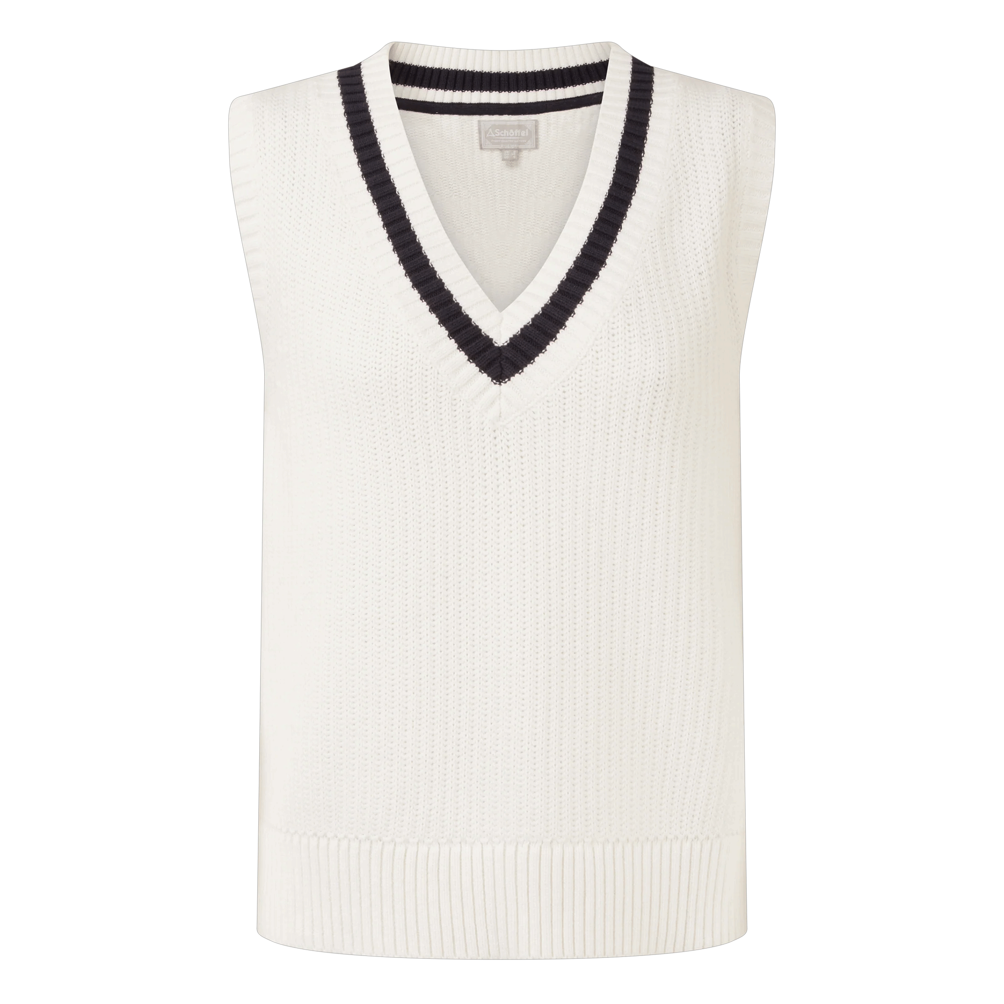Schoffel Hambledon Knitted Vest in Navy Stripe