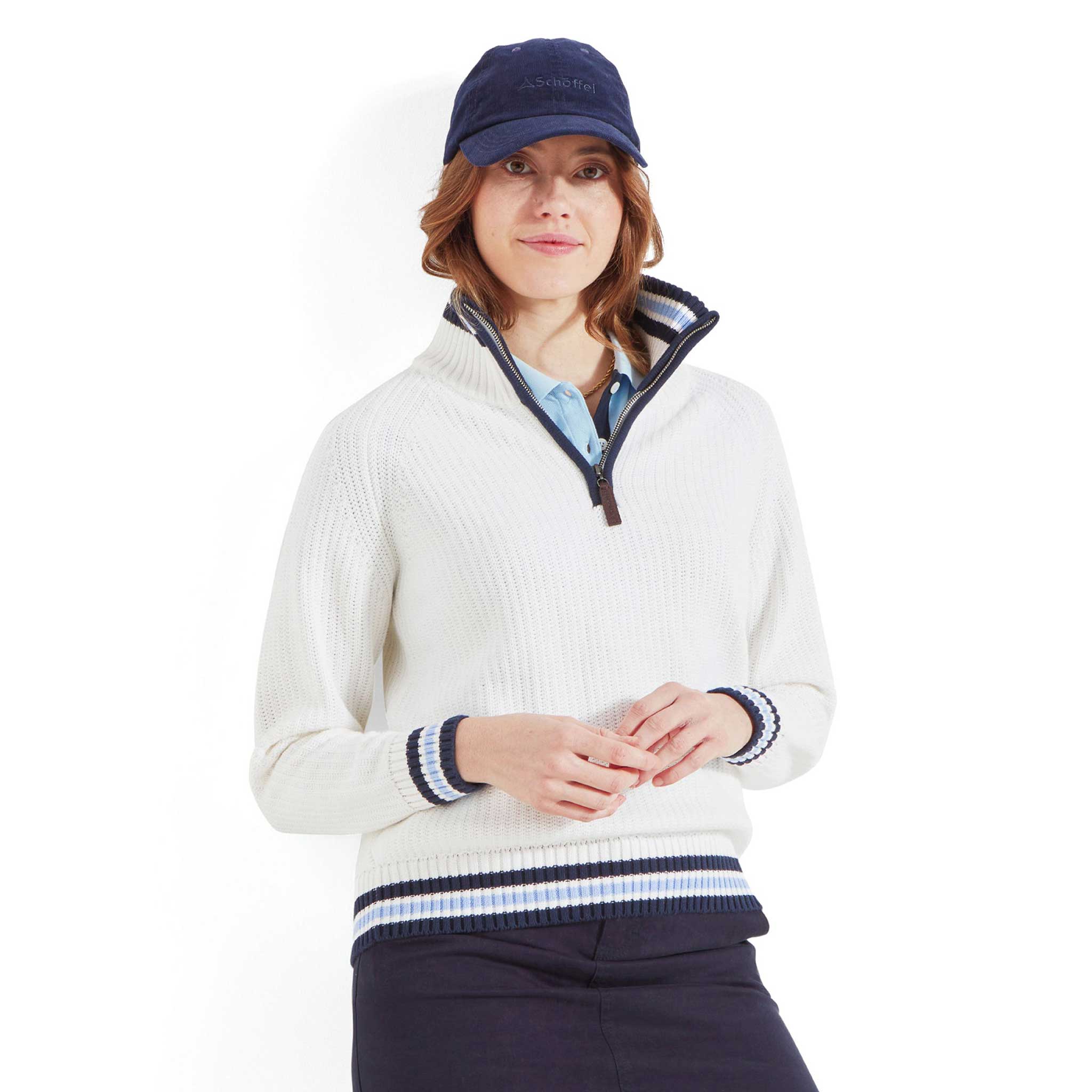 Schoffel-Havelet-Bay-Qtr-Zip-Jumper-Soft-White-Sky-Blue-3