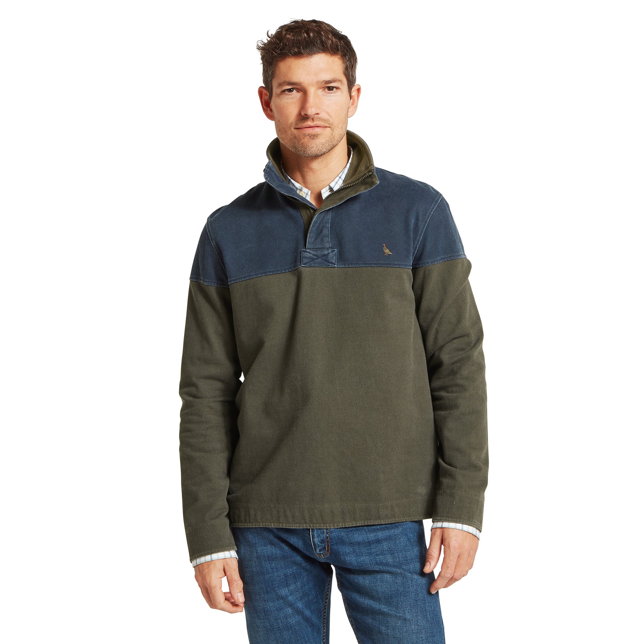 Schöffel Helford Heritage Sweatshirt Peat Green