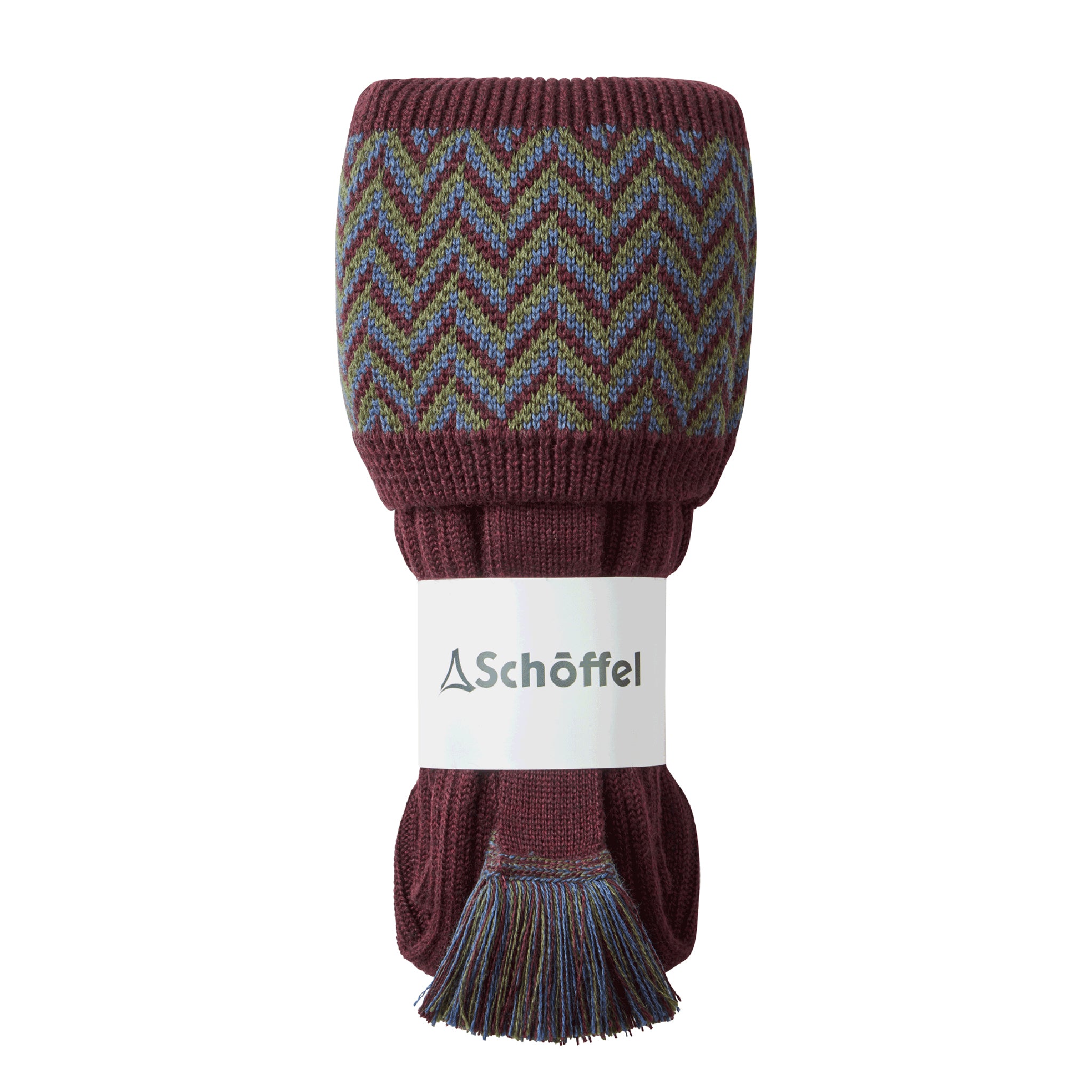 Schöffel Herringbone Socks Port Red