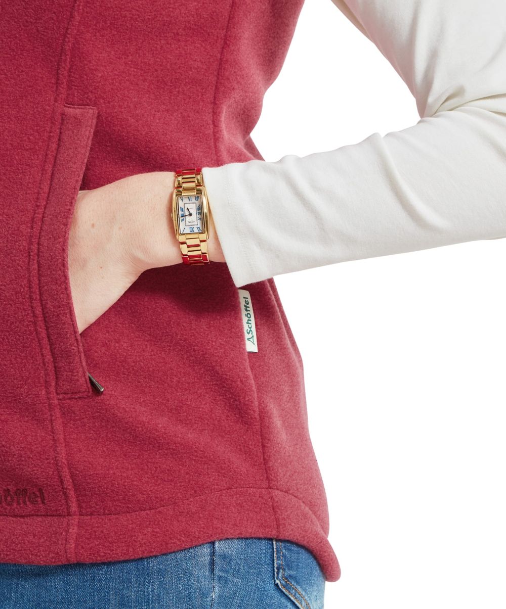 Schoffel Lyndon II Ladies Fleece Gilet Pomegranate 2