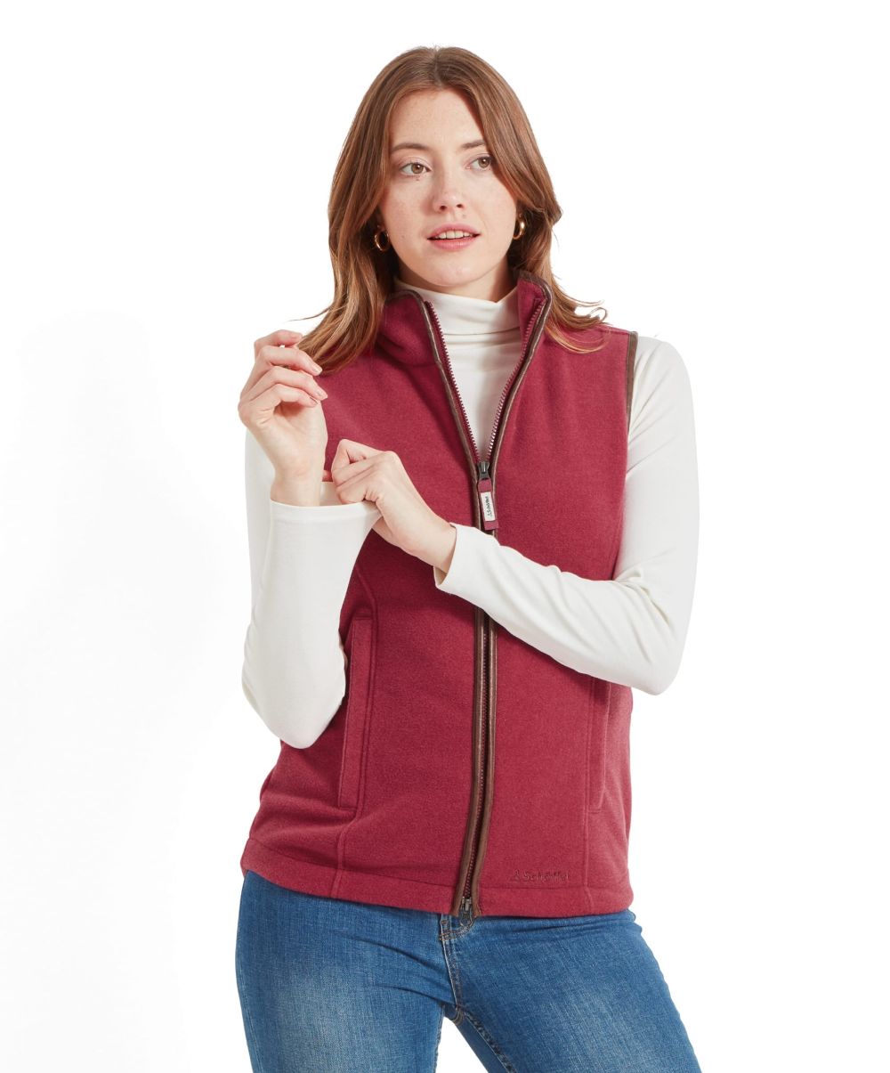 Schoffel Lyndon II Ladies Fleece Gilet Pomegranate 5