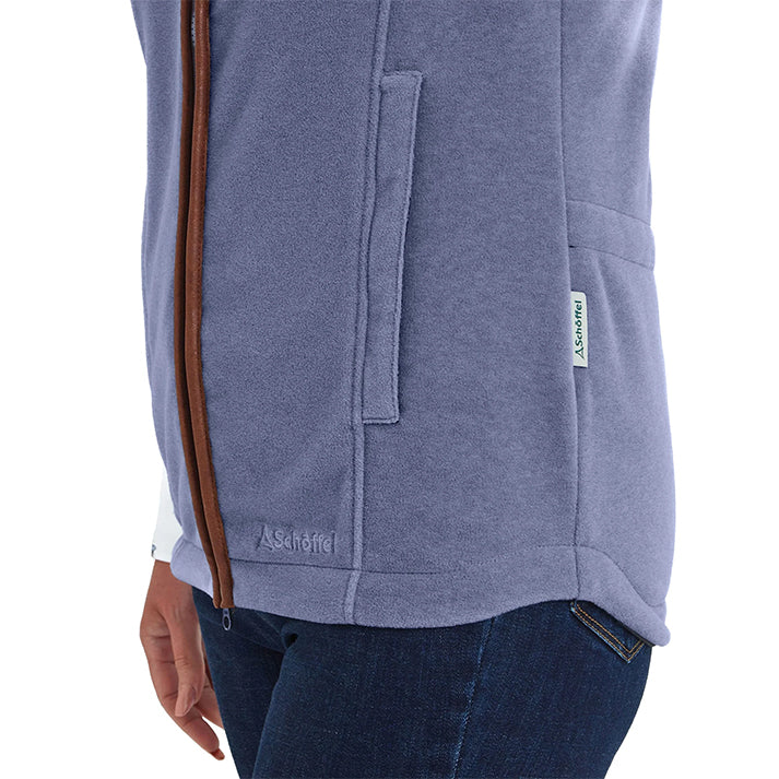 Schoffel Lyndon Ladies Fleece Gilet Stone Blue4