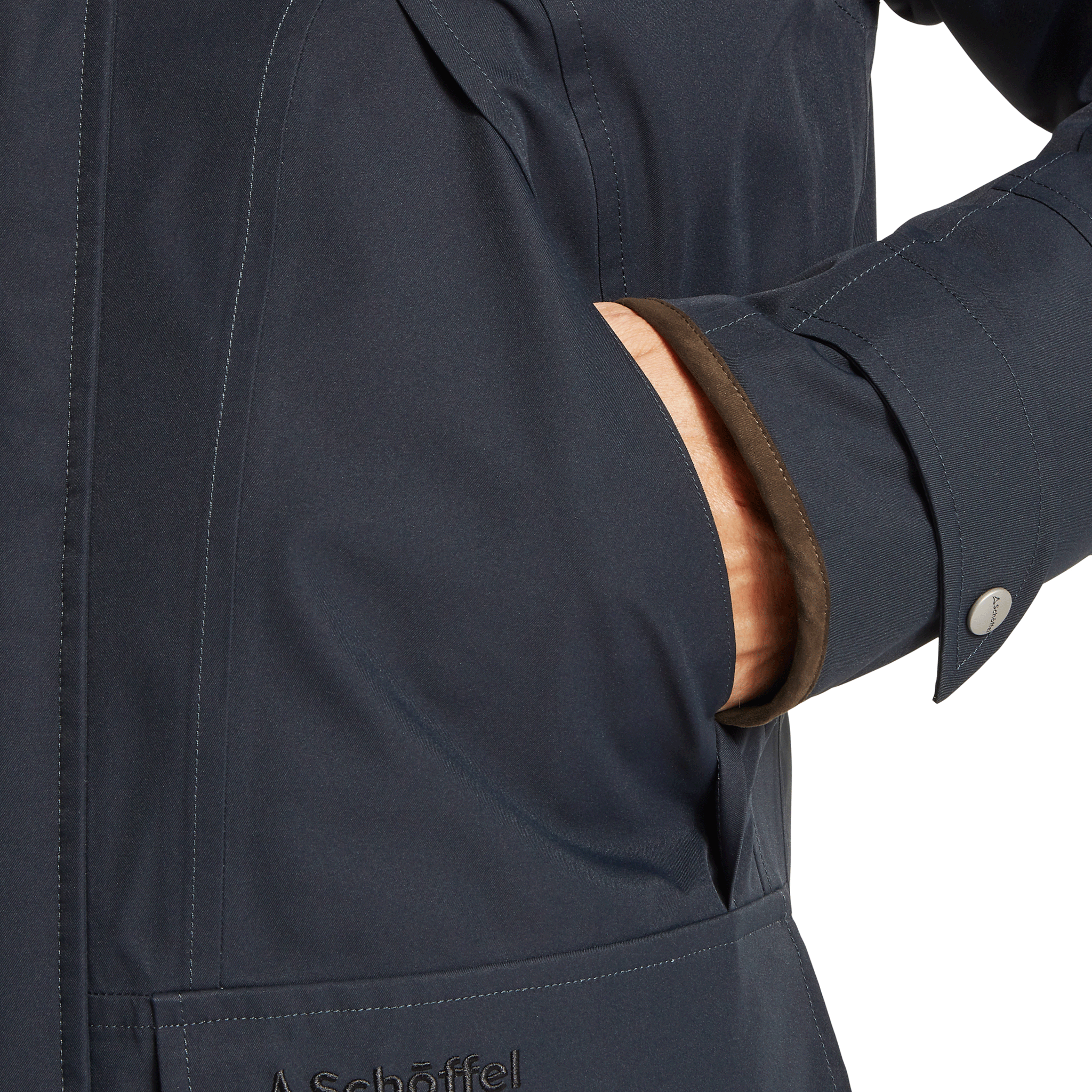 Schöffel Men's Barrow Country Coat Carbon Navy