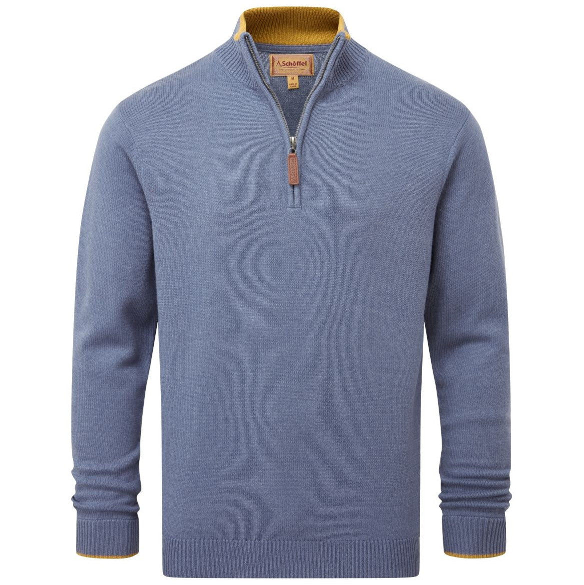 Schoffel Men's Blair Qtr Zip Jumper Vintage Navy 2