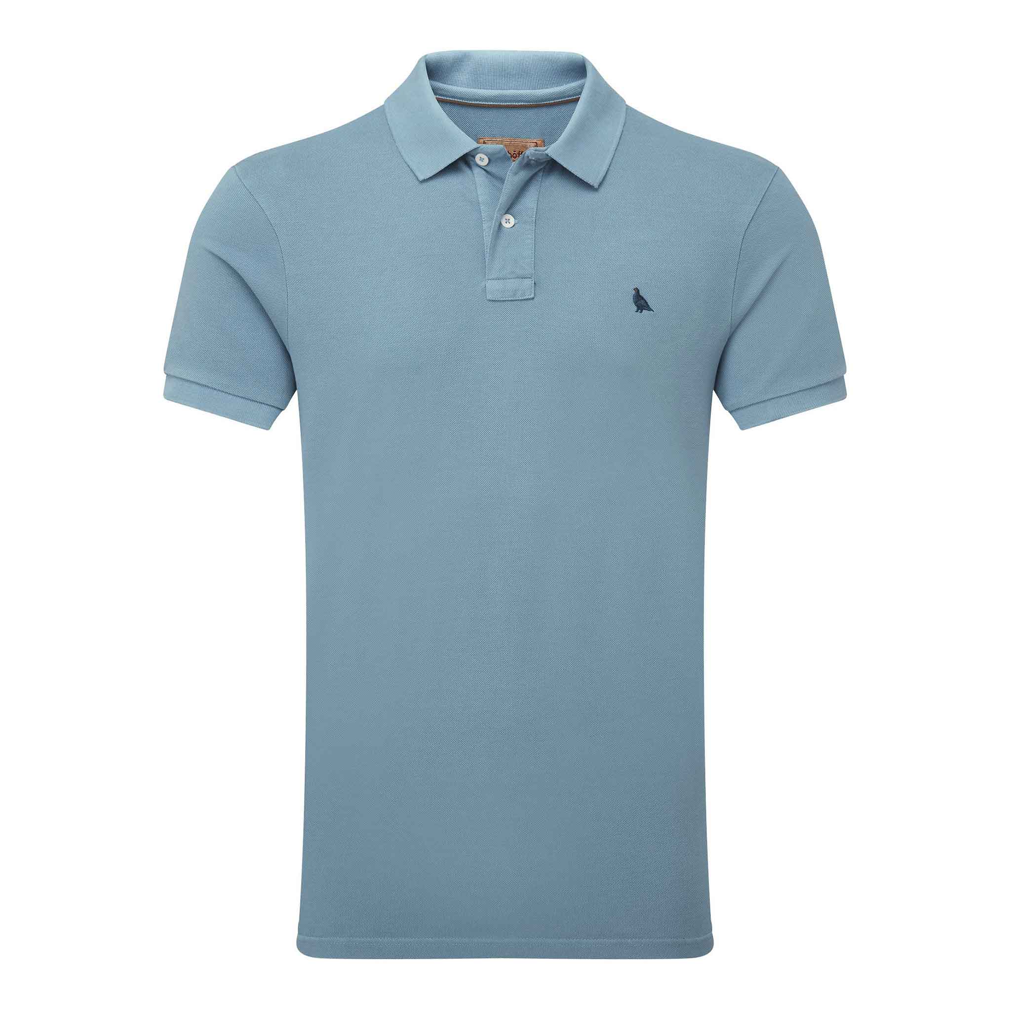 Schoffel-Men's-St-Ives-Garment-Dyed-Polo-Shirt-Dark-Pigeon-Blue-1