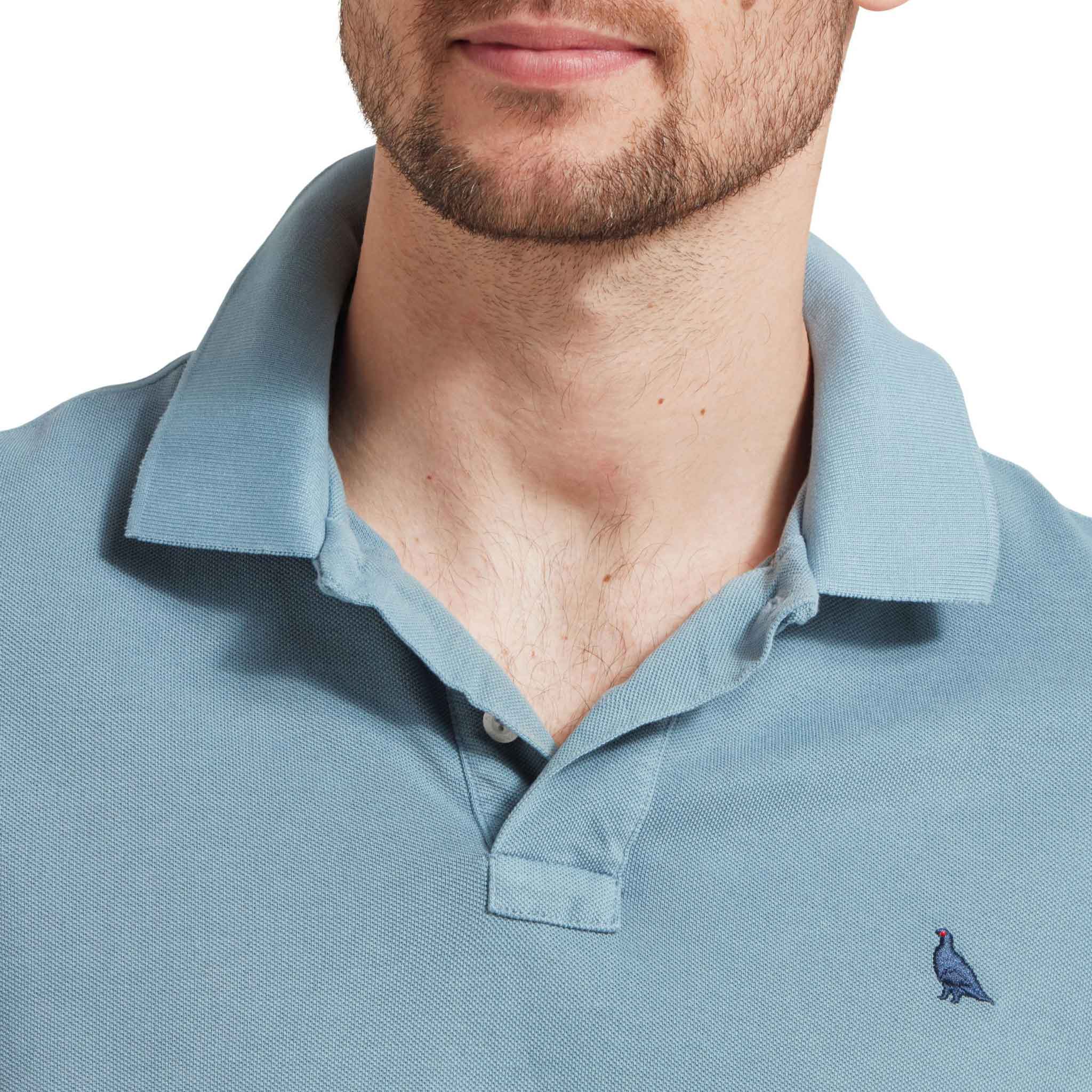 Schoffel-Men's-St-Ives-Garment-Dyed-Polo-Shirt-Dark-Pigeon-Blue-5