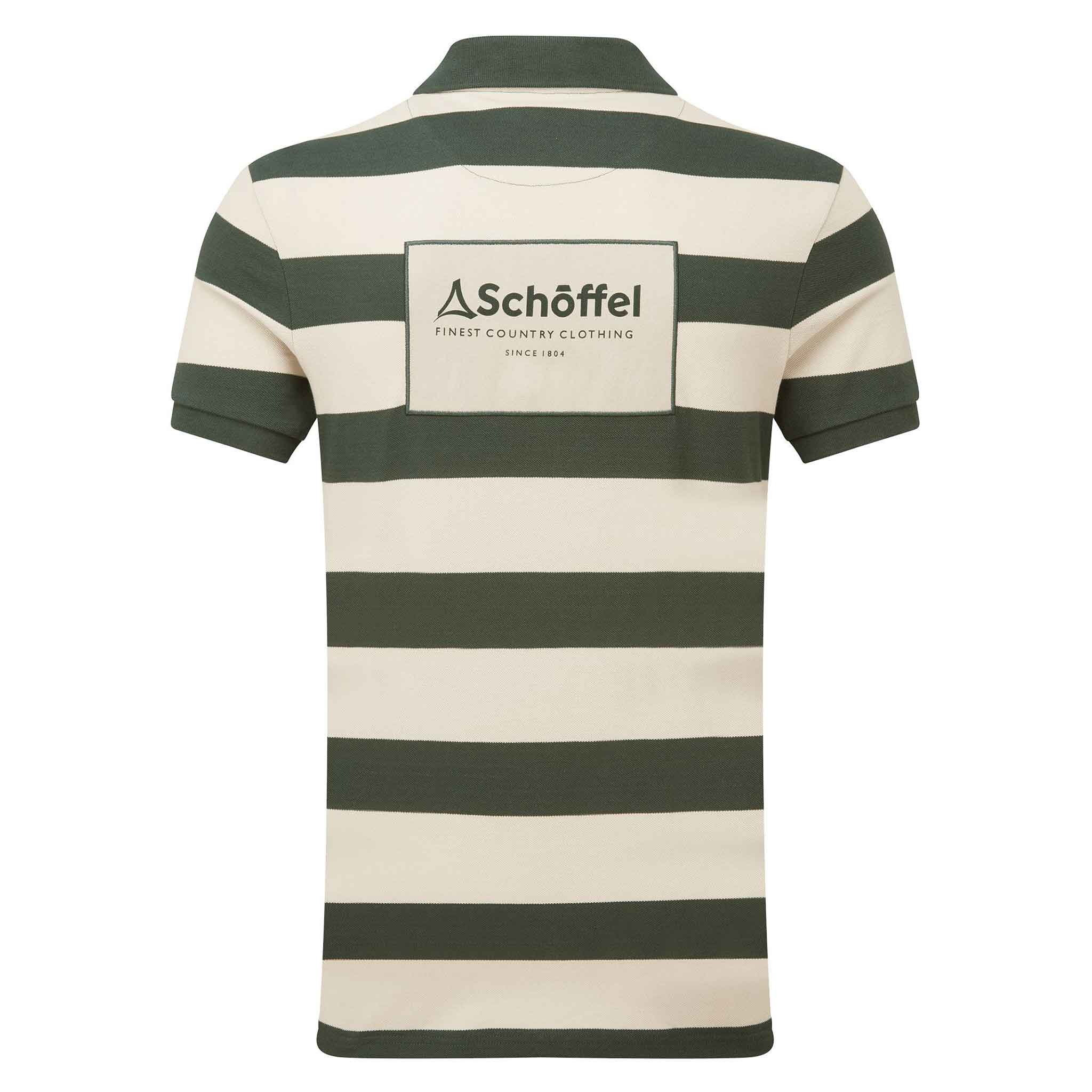 Schoffel-Men's-St-Ives-Heritage-Polo-Shirt-Green-Stripe-2