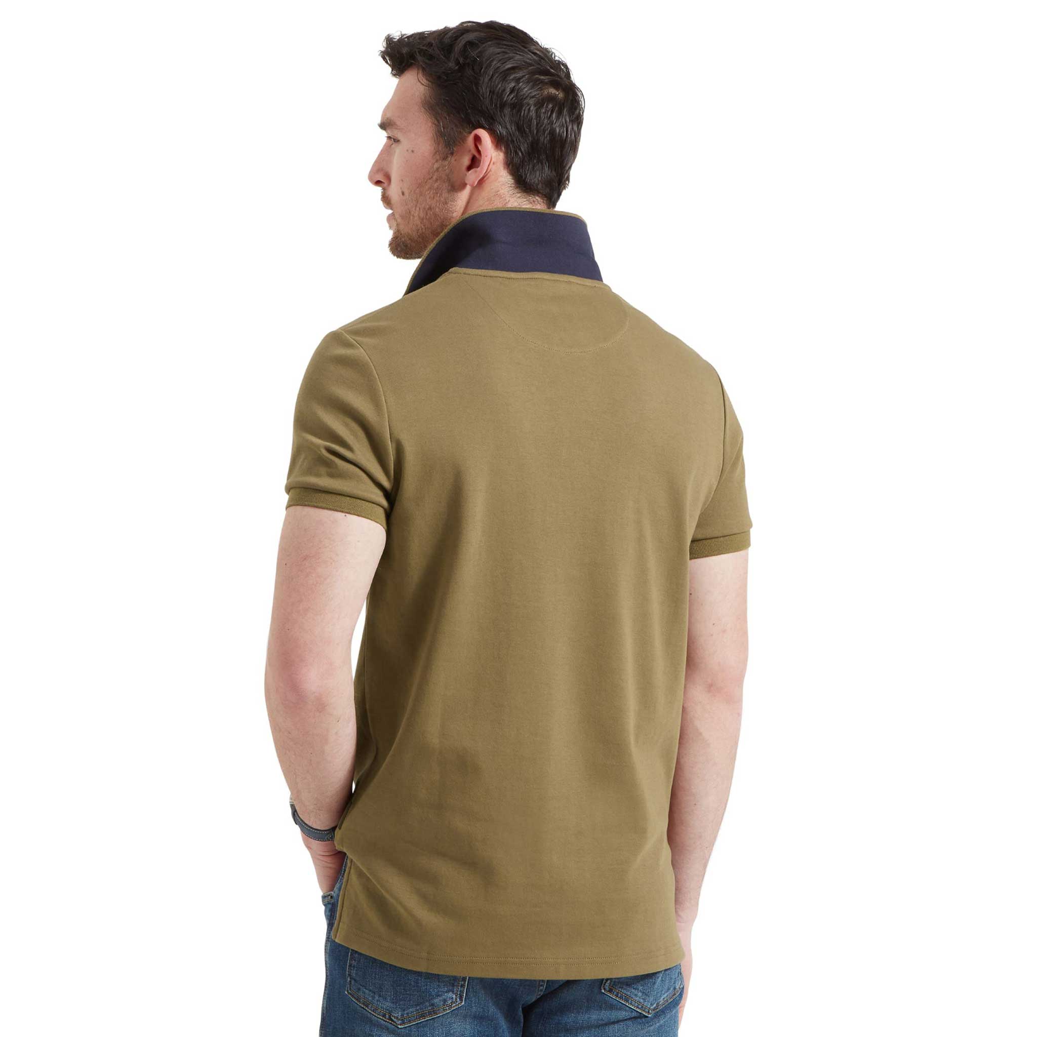 Schoffel-Men's-St-Ives-Jersey-Polo-Shirt-Dark-Khaki-3
