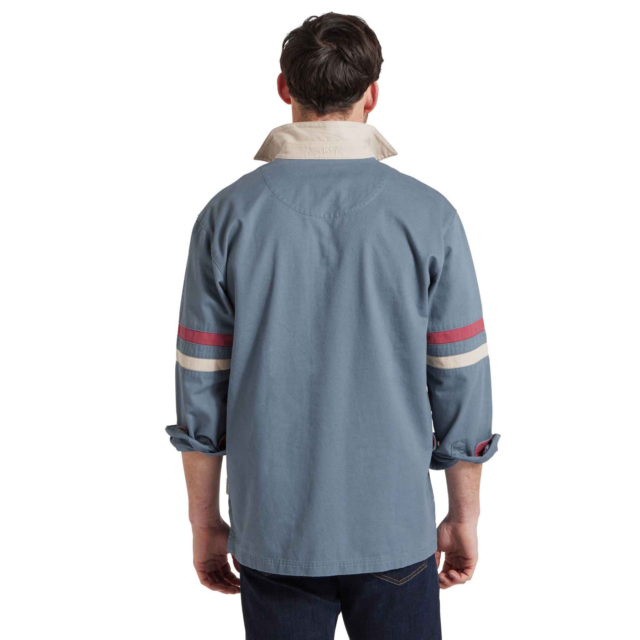 Schoffel-Men's-Truro-Rugby-Style-Deck-Shirt-Dark-Pigeon-Blue-3