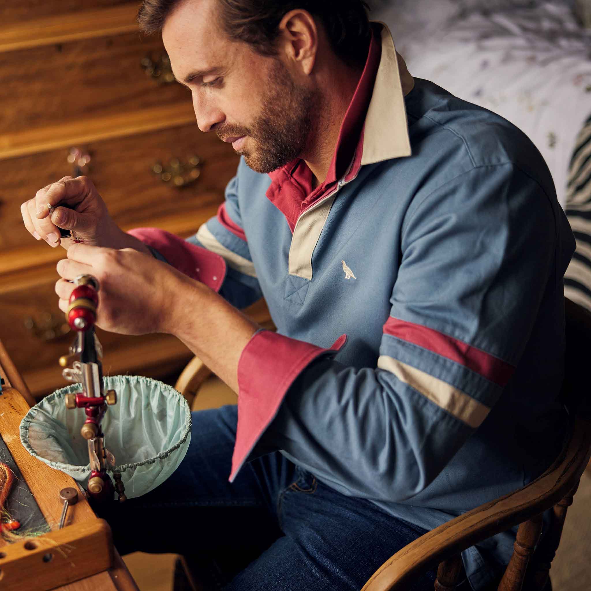 Schoffel-Men's-Truro-Rugby-Style-Deck-Shirt-Dark-Pigeon-Blue-4