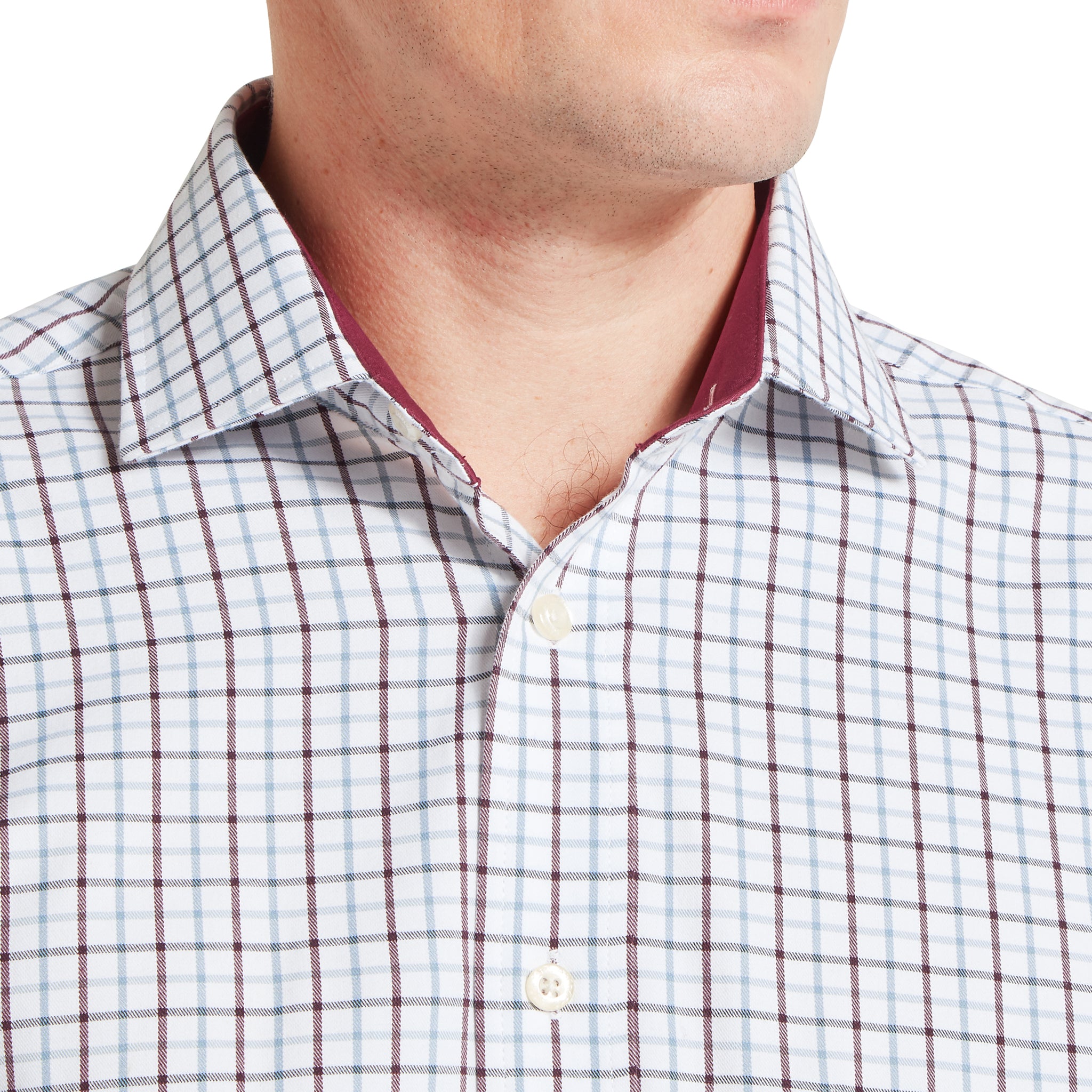 Schöffel Milton Tailored Shirt Port & Lake Blue Check