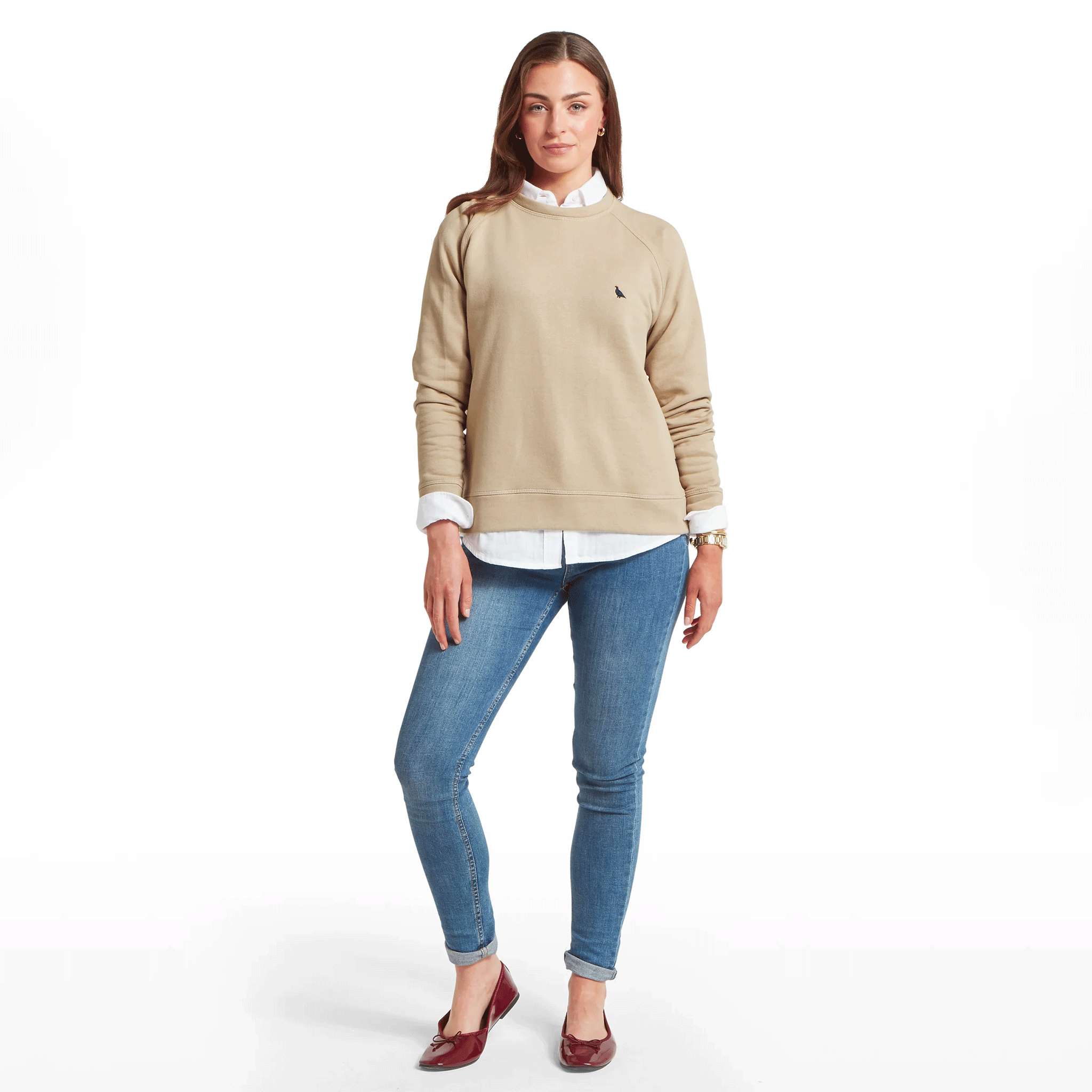 Schoffel Newberry Sweatshirt in Cobblestone
