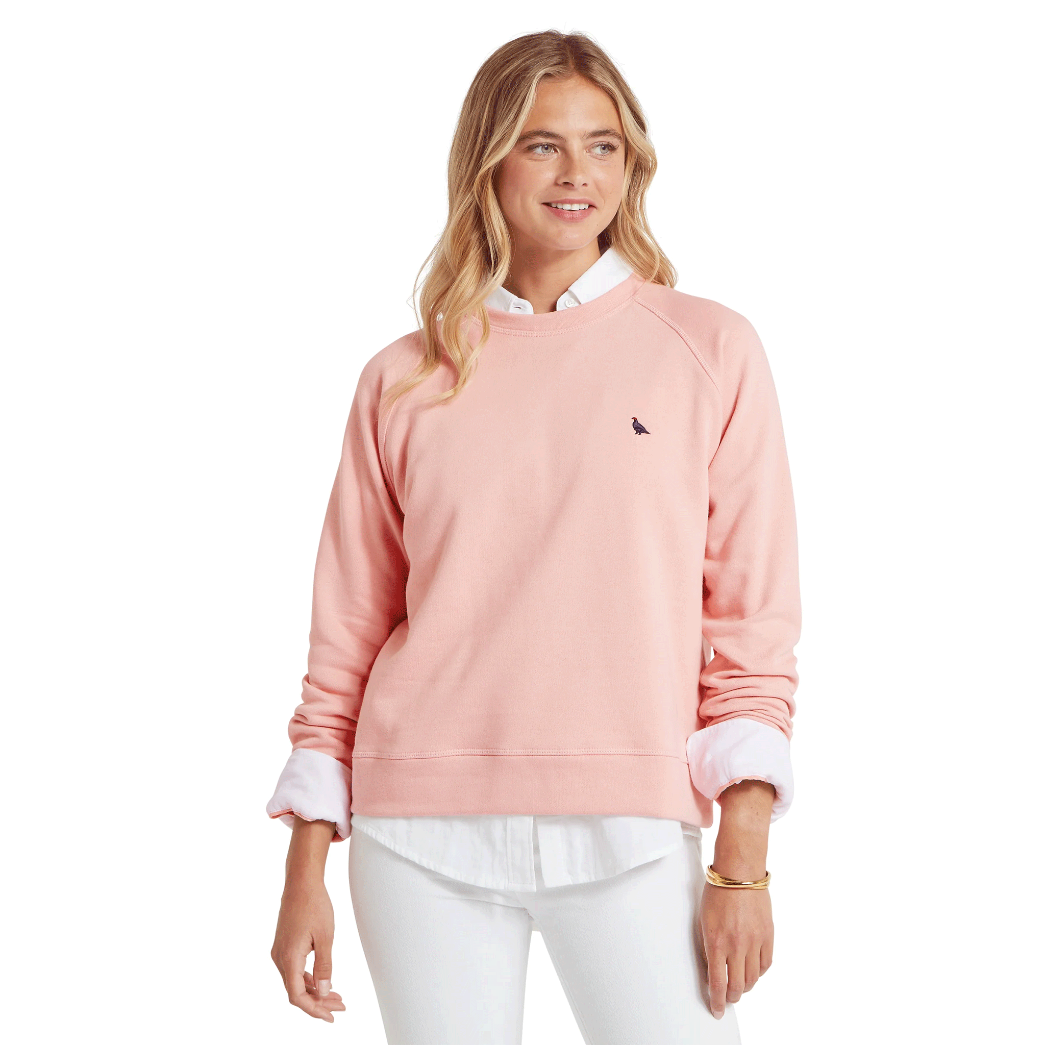 Schoffel Newberry Sweatshirt in Pale Rose