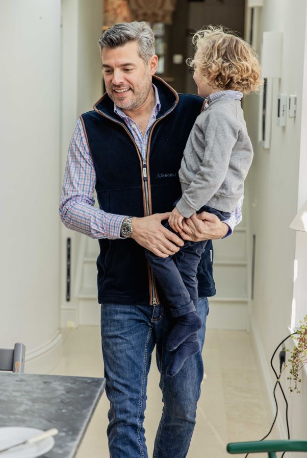 Schoffel Oakham Fleece Gilet Navy 5