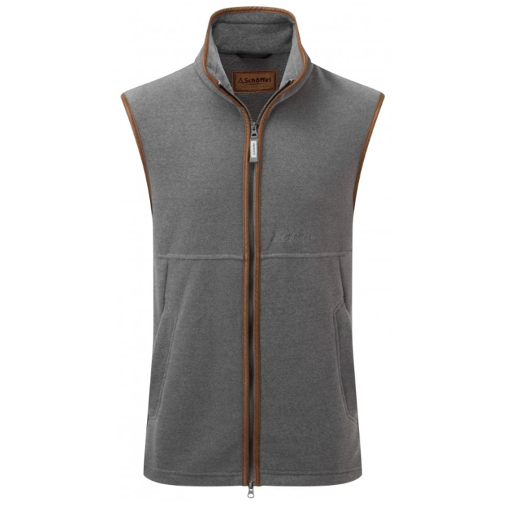 Schoffel Oakham Fleece Gilet Pewter 1