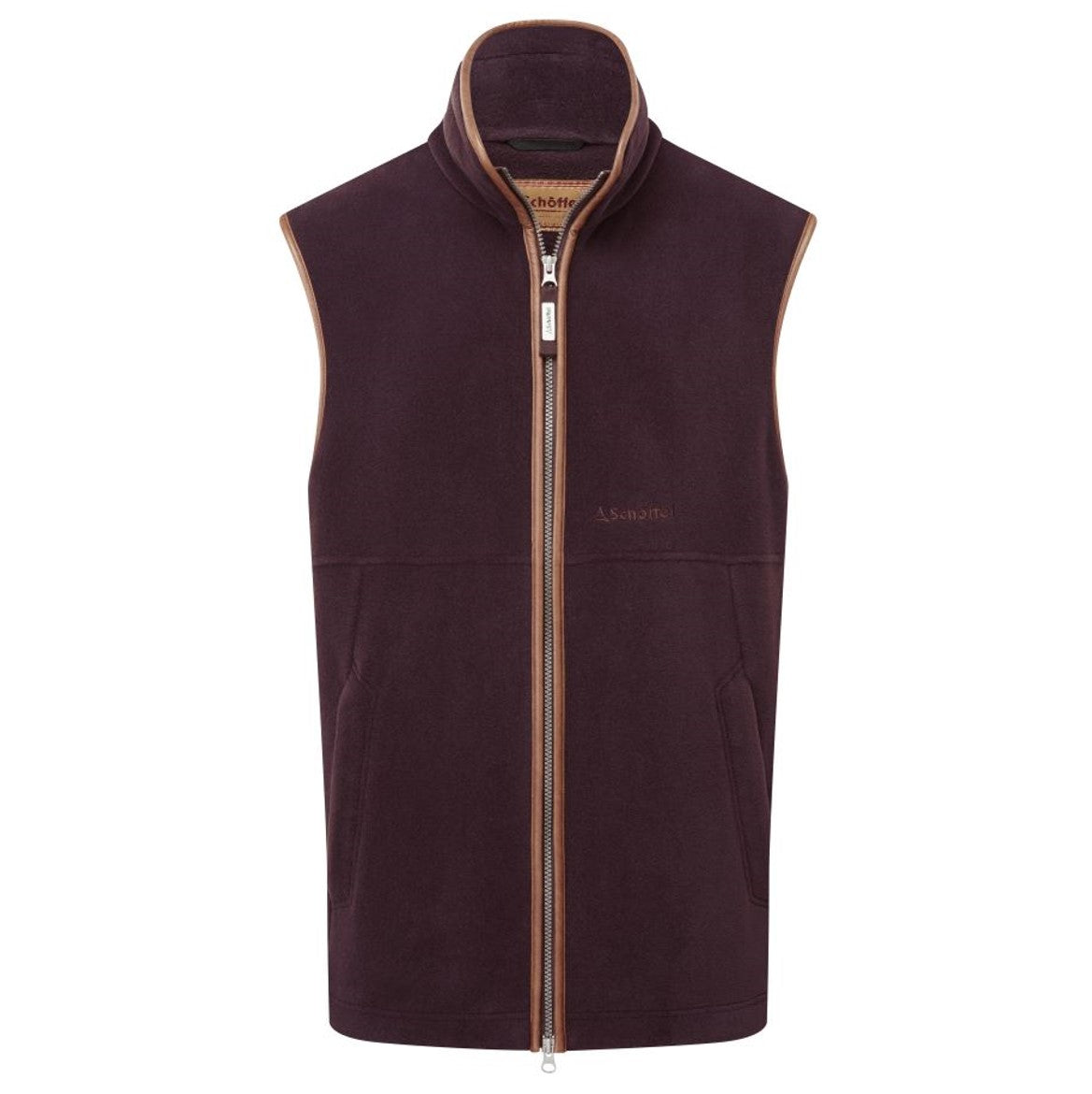 Schoffel Oakham Gents Fleece Gilet Port 1