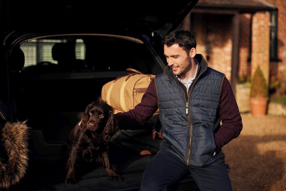 Schoffel Oakham Hybrid Gilet Petrol Blue 3