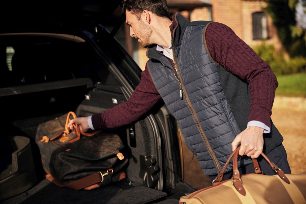 Schoffel Oakham Hybrid Gilet Petrol Blue 4