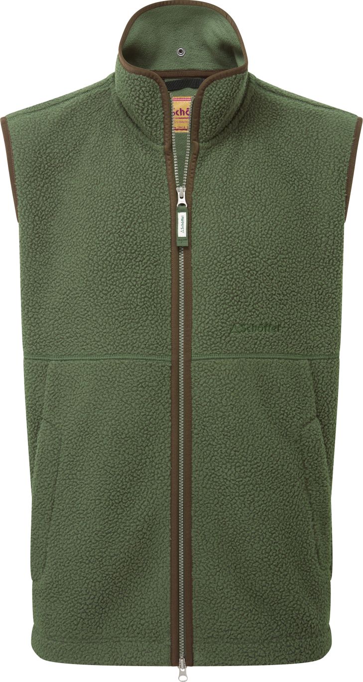 Schoffel Oakham Retro Fleece Gilet Woodland 1