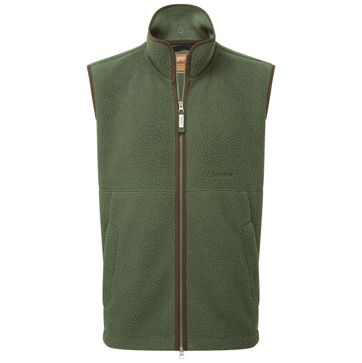 Schoffel Oakham Retro Fleece Gilet Woodland 2