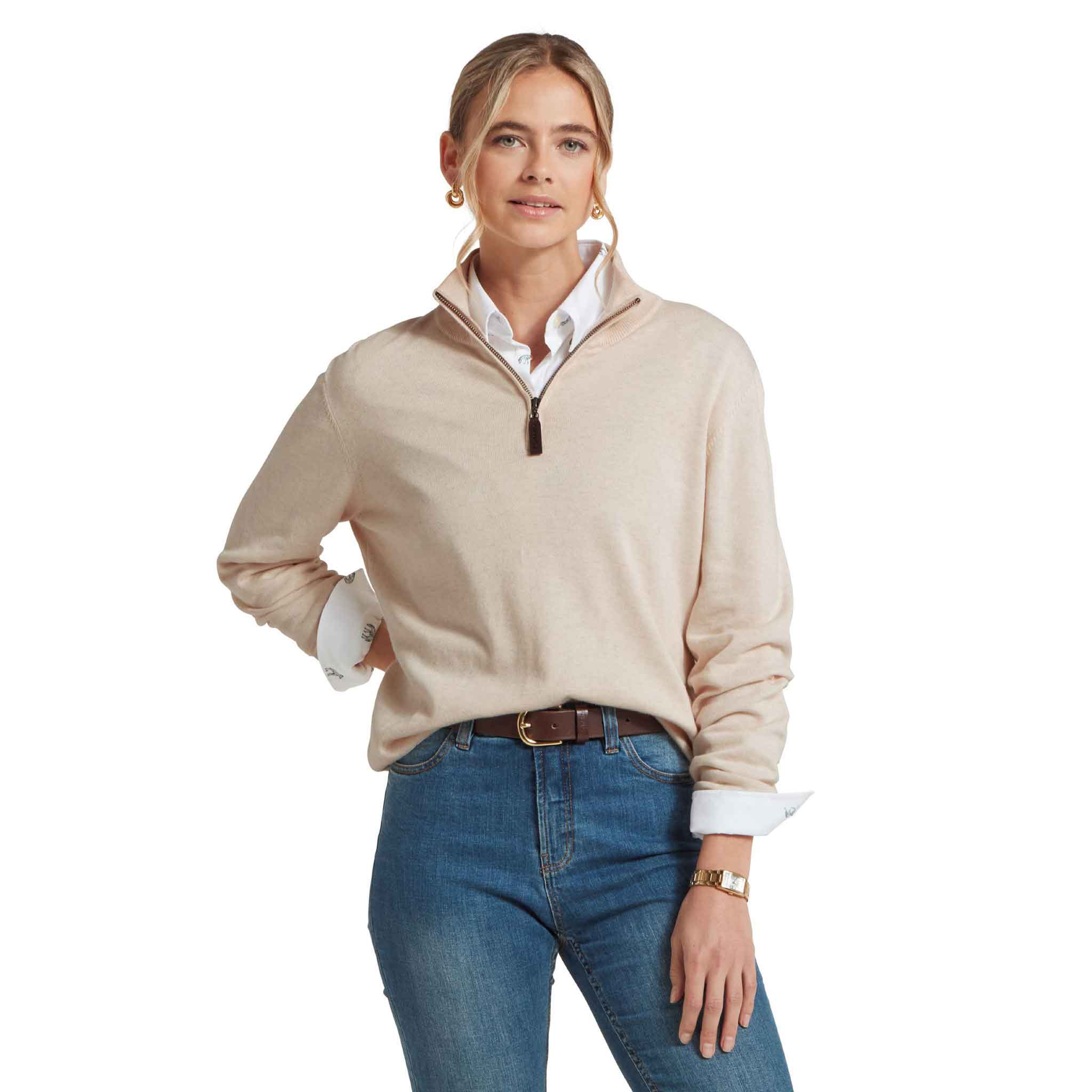 Schoffel-Polperro-Pima-Cotton-Quarter-Zip-Oat-3
