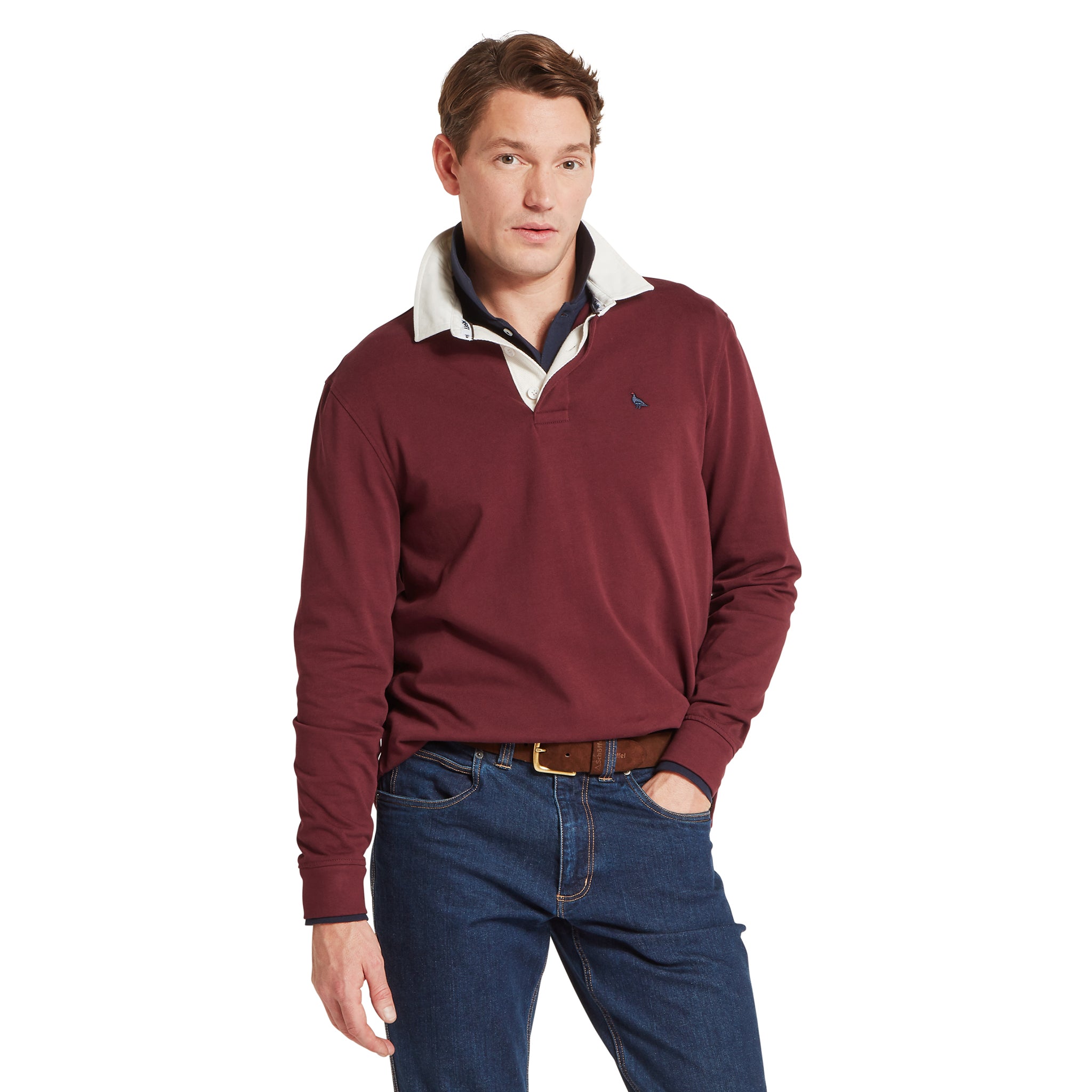 Schöffel Porthallow Rugby Shirt Port Red