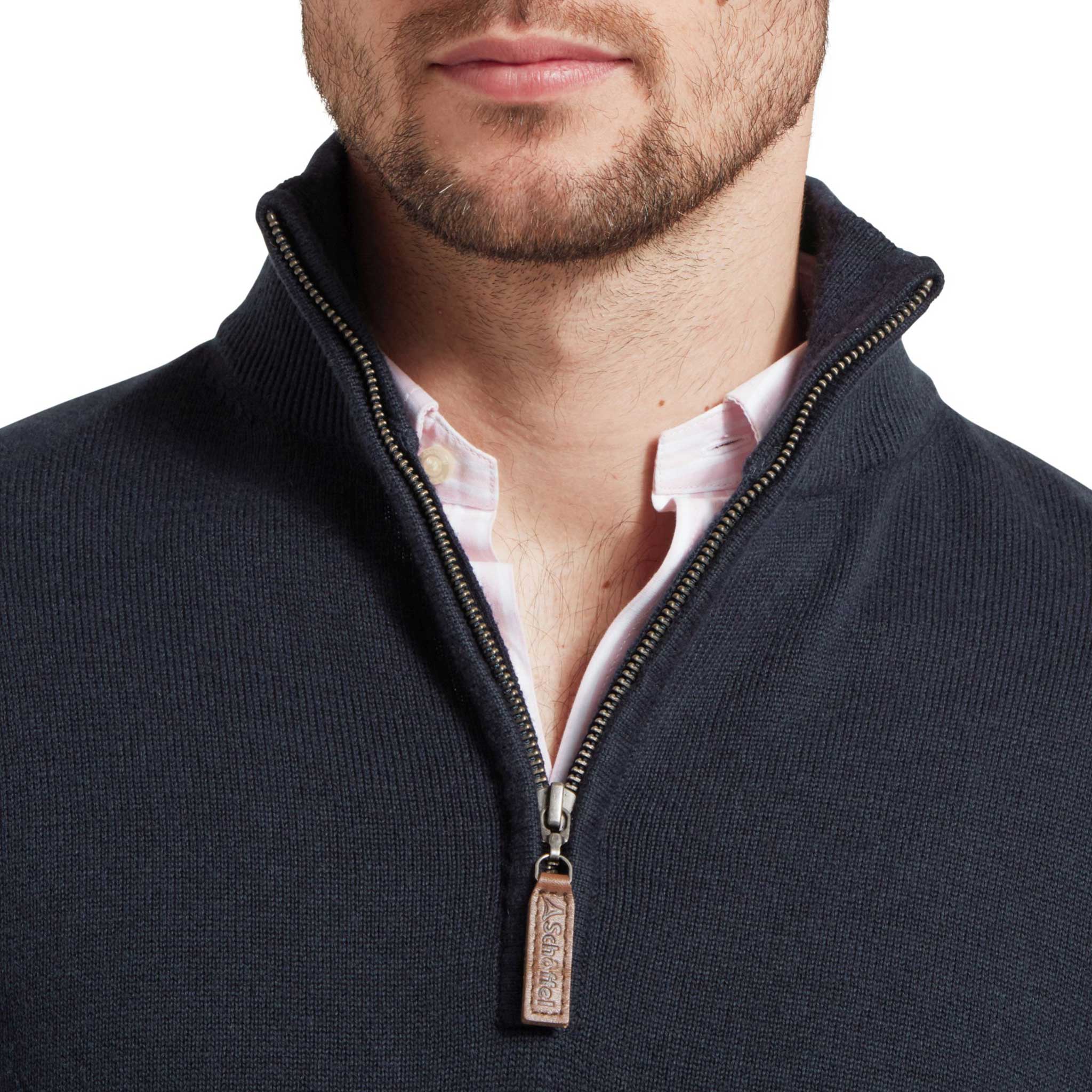 Schoffel-Porthmeor-Pima-Cotton-Qtr-Zip-Jumper-Navy-4