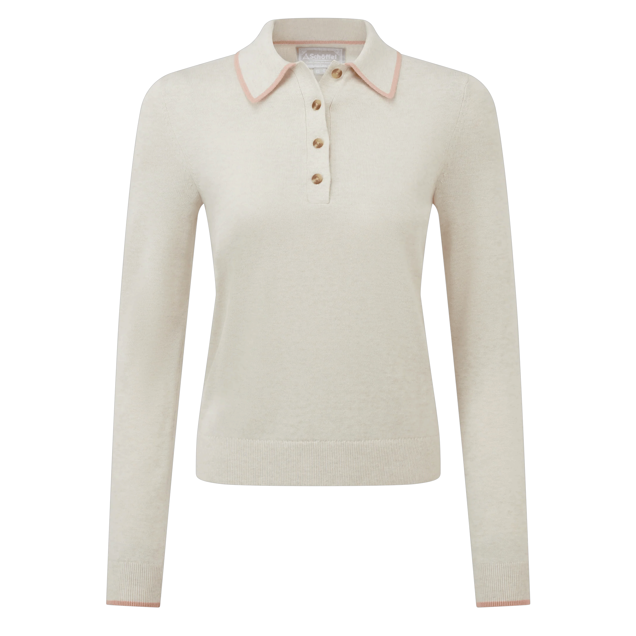Schoffel Portloe Knitted Jumper in Dove