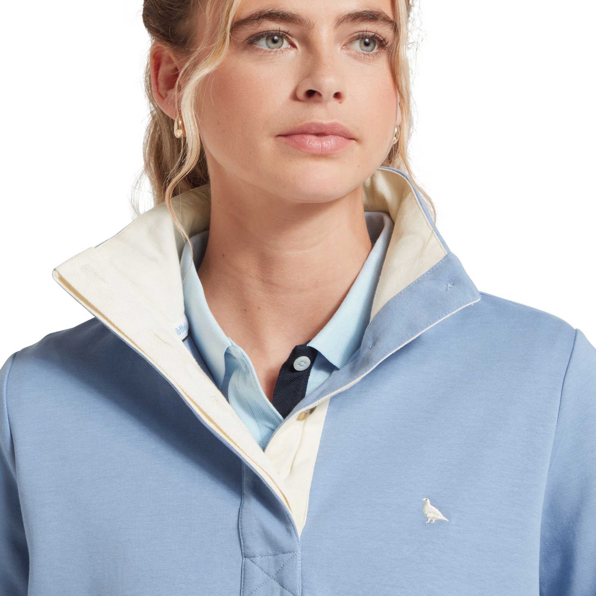 Schoffel-Sandown-Ladies-Sweatshirt-Denim-Blue-1
