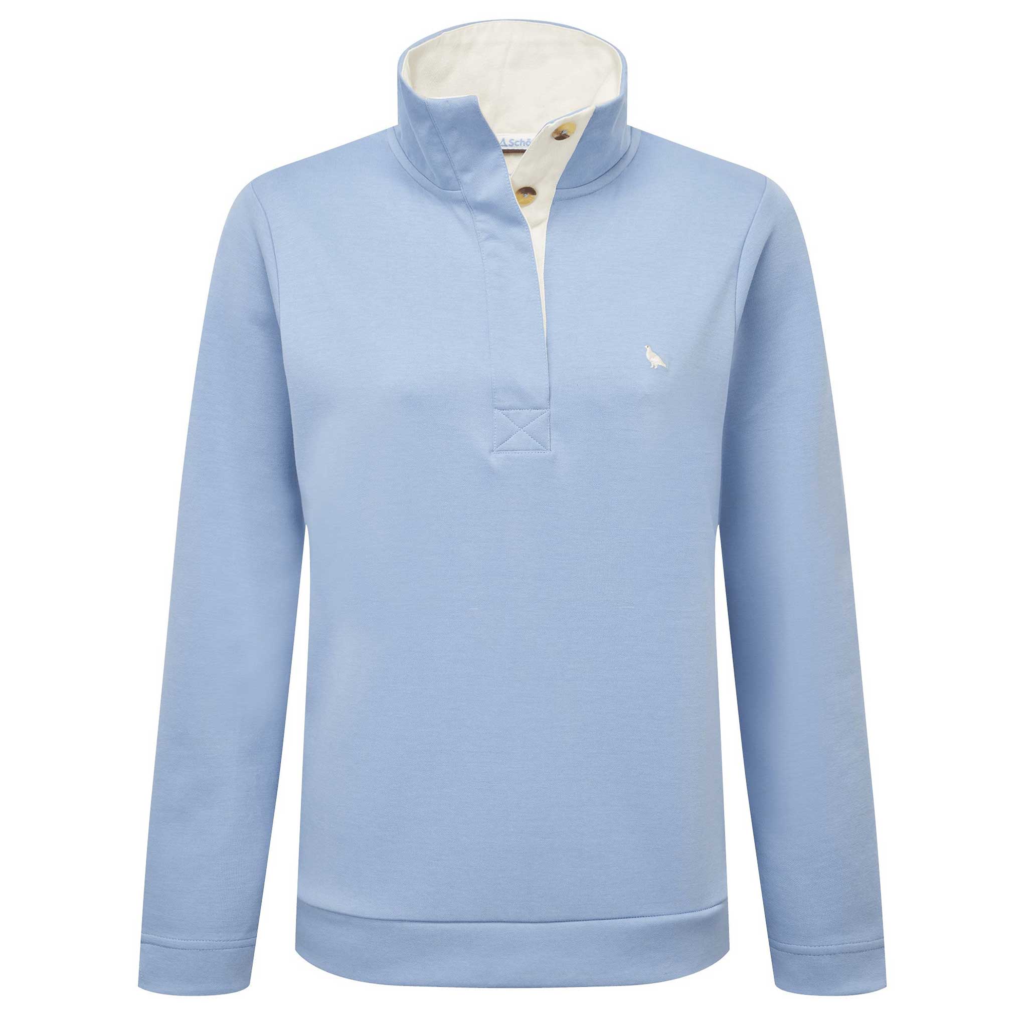 Schoffel-Sandown-Ladies-Sweatshirt-Denim-Blue-3