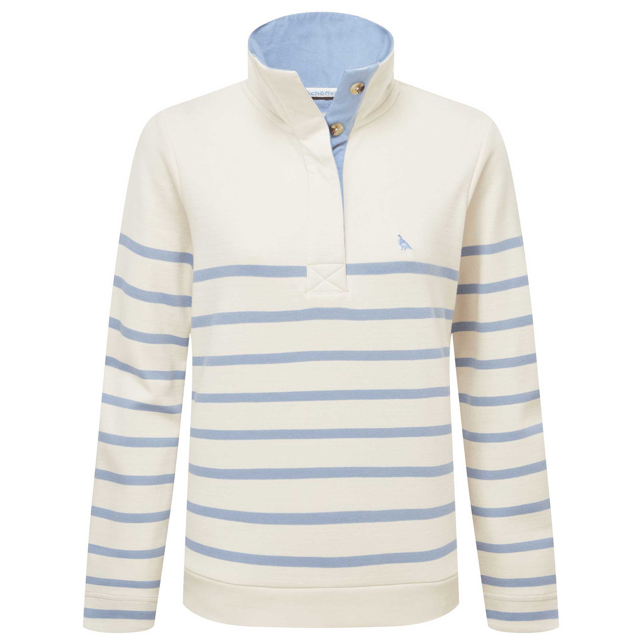 Schoffel-Sandown-Ladies-Sweatshirt-Pale-Stone-Stripe-4