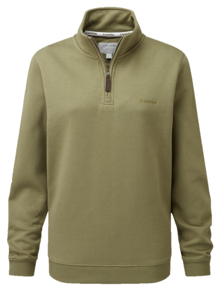 Schoffel Sennen Cove Ladies Sweatshirt Light Khaki Green