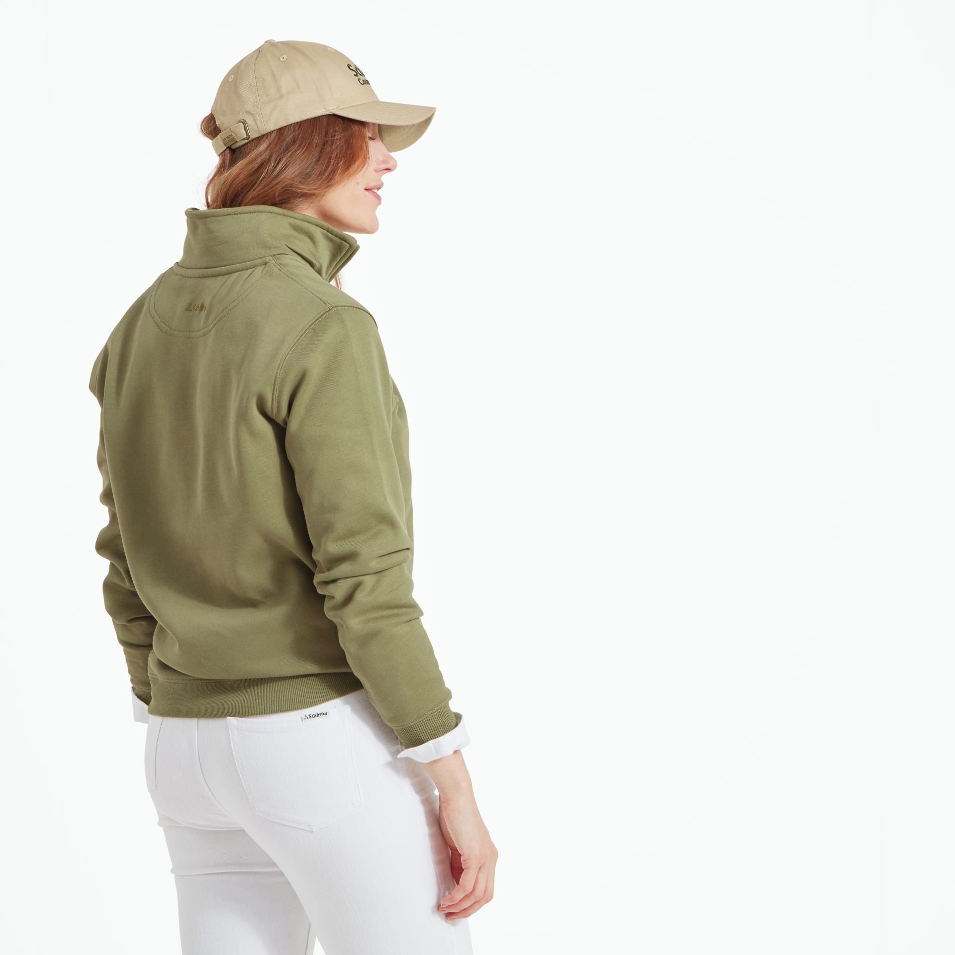 Schoffel Sennen Cove Ladies Sweatshirt Light Khaki Green 8