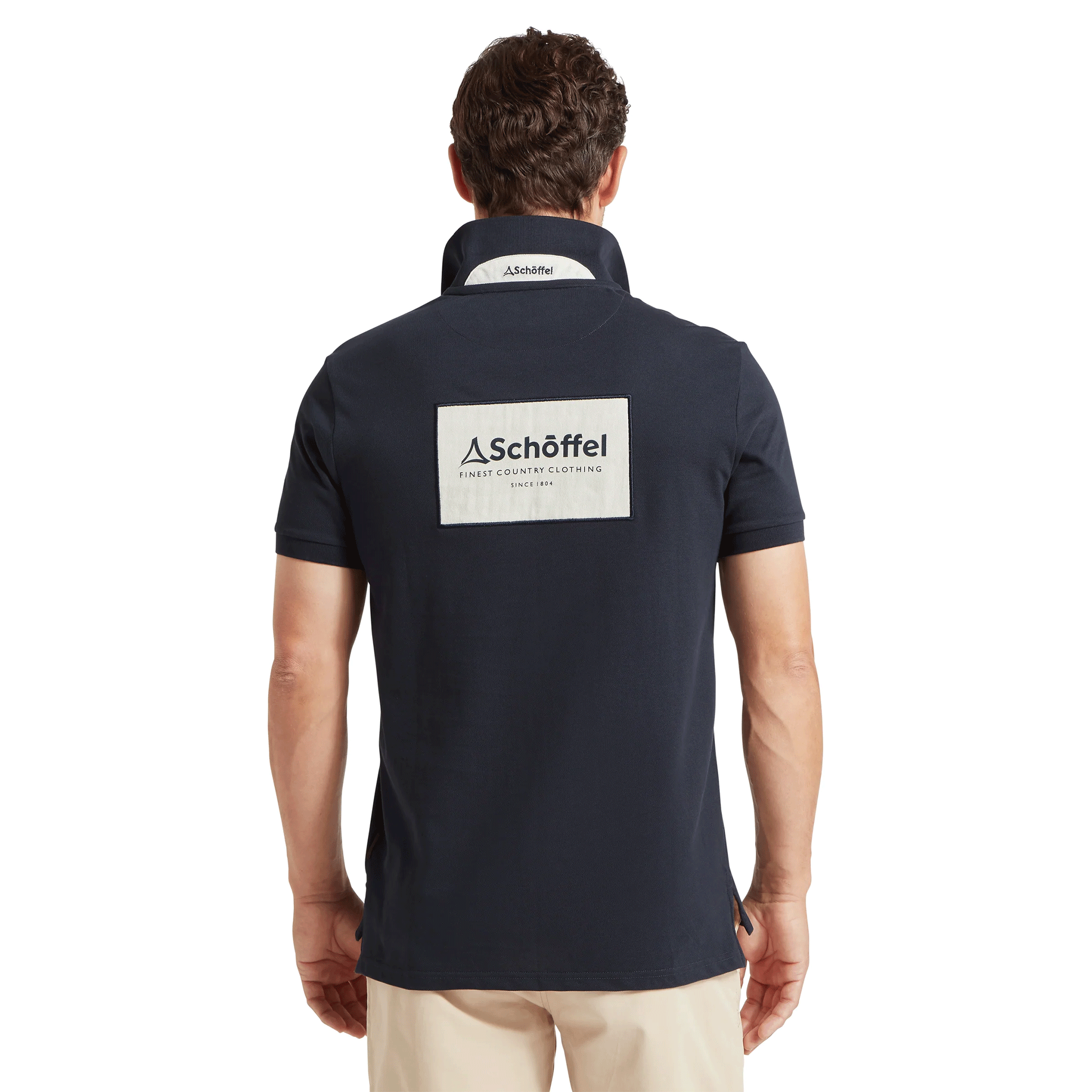 Schoffel St Ives Heritage Polo Shirt in Navy