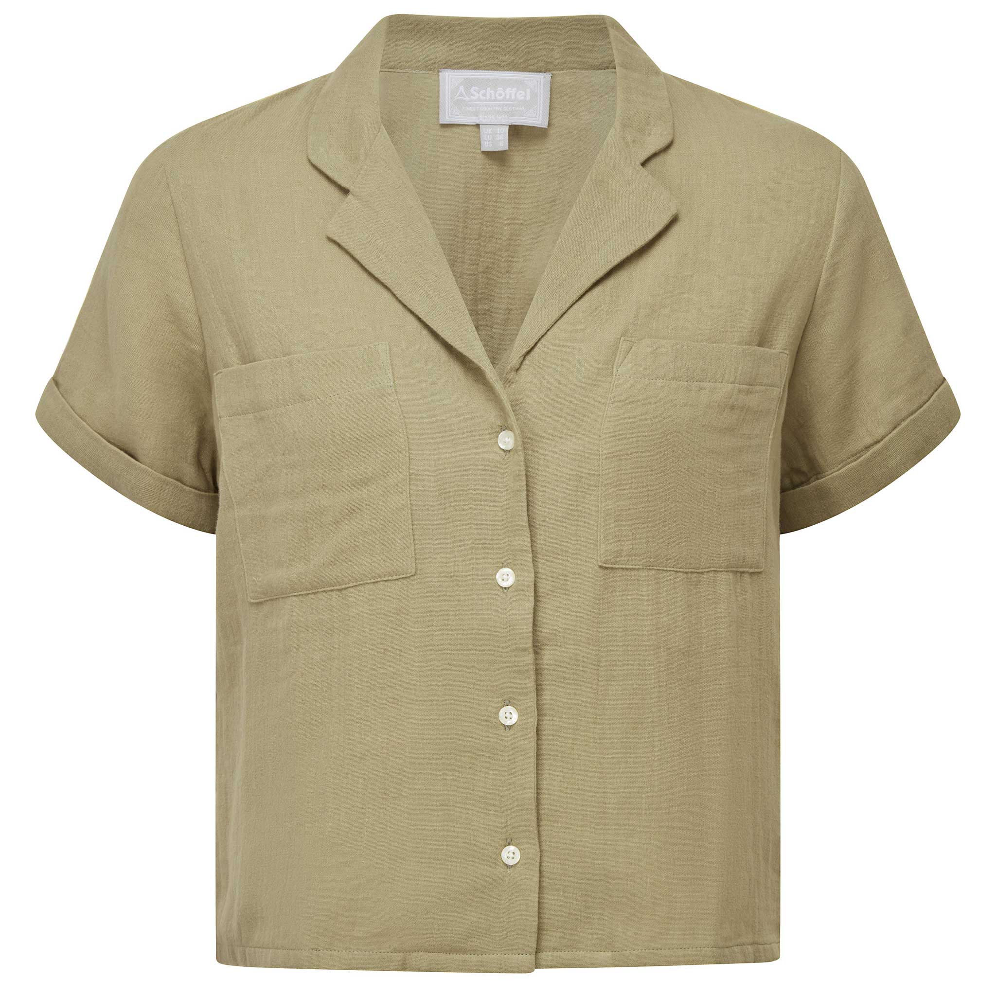 Schoffel-Summerfield-Ladies-Shirt-Light-Khaki-Green-2