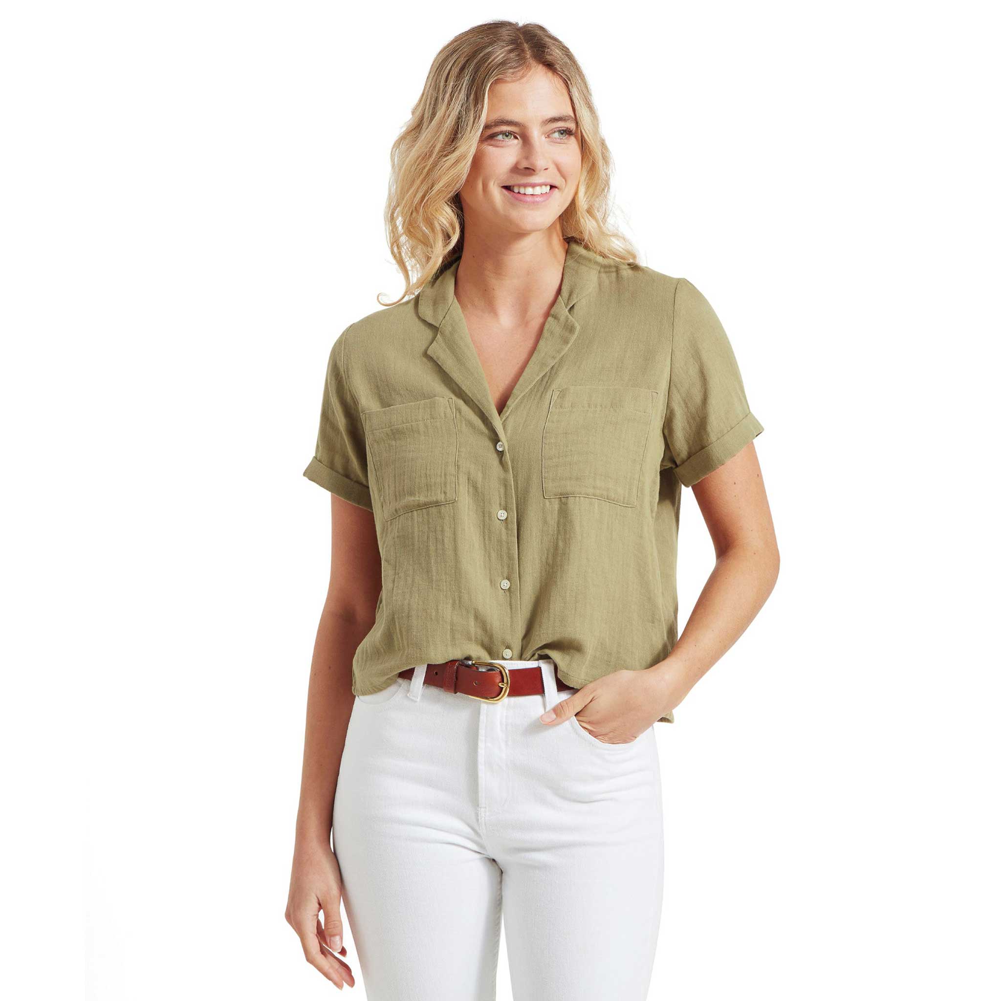 Schoffel-Summerfield-Ladies-Shirt-Light-Khaki-Green-5