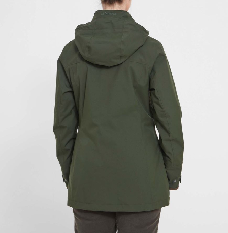 Schoffel Teal Ladies Ultralight Coat Forest 2