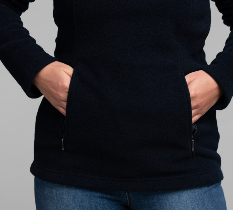 Schoffel Tilton Ladies Qtr Zip Fleece Navy 4