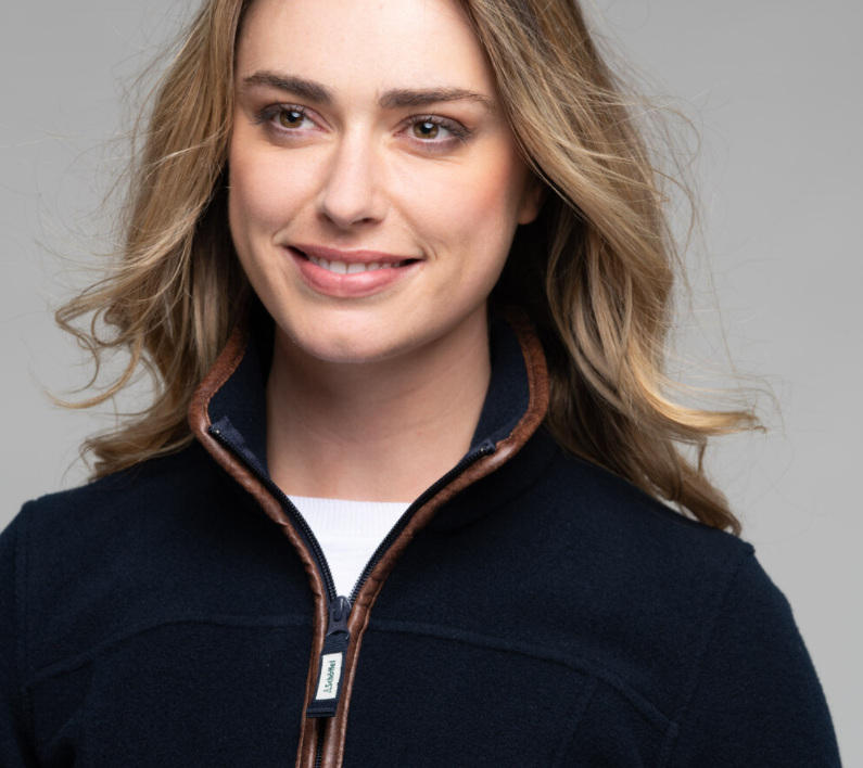 Schoffel Tilton Ladies Qtr Zip Fleece Navy 5