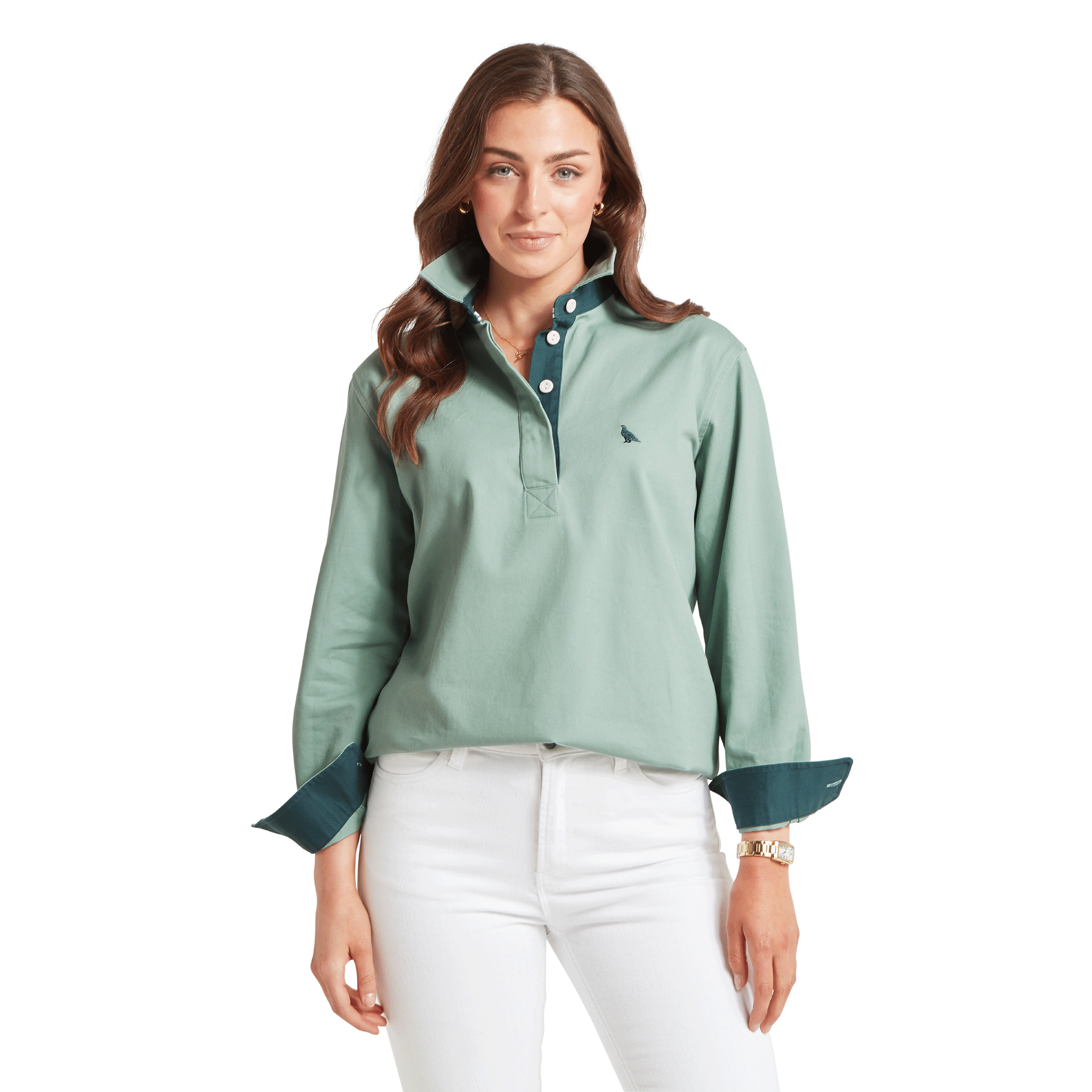 Schoffel Treloyhan Deck Shirt Surf Blue
