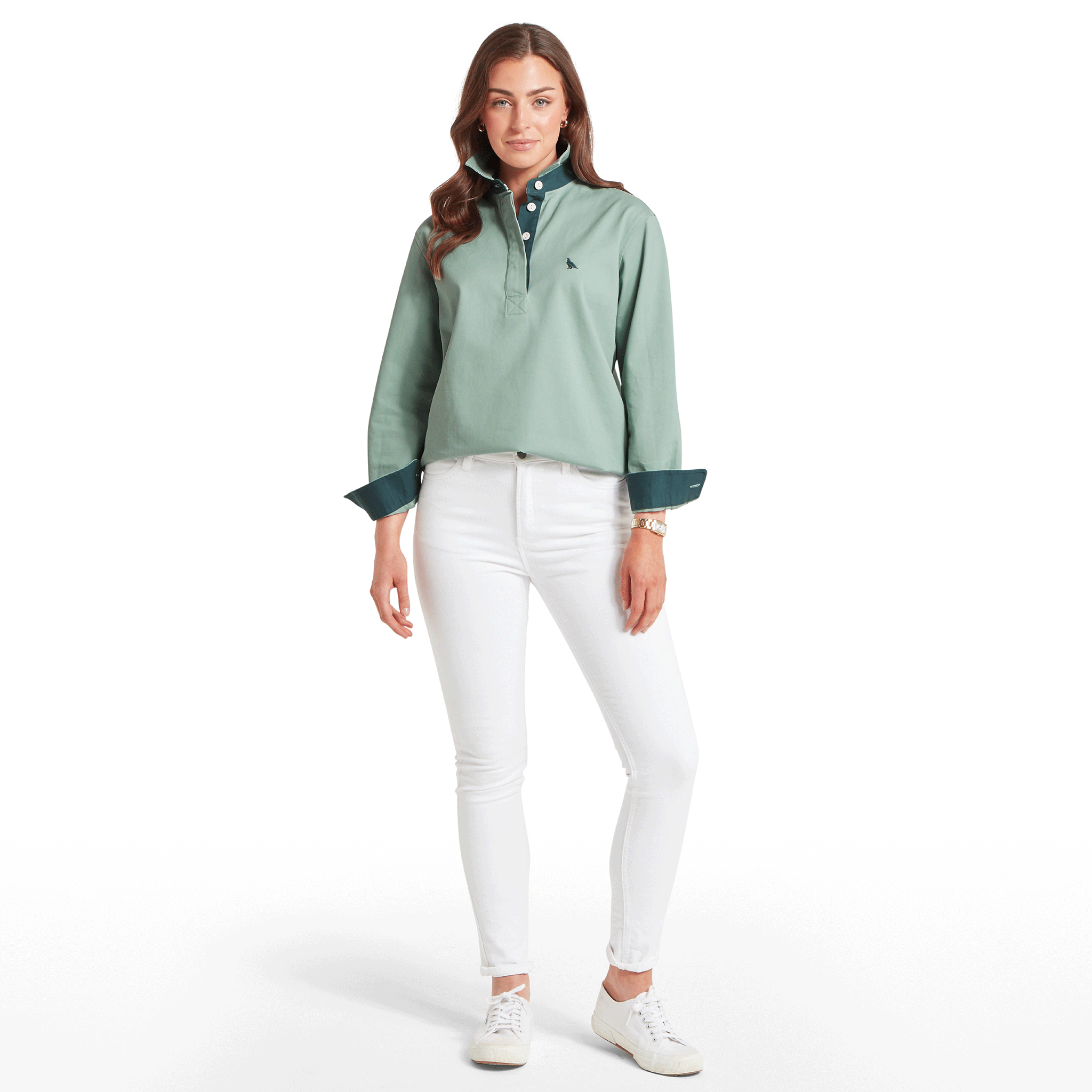 Schoffel Treloyhan Deck Shirt Surf Blue
