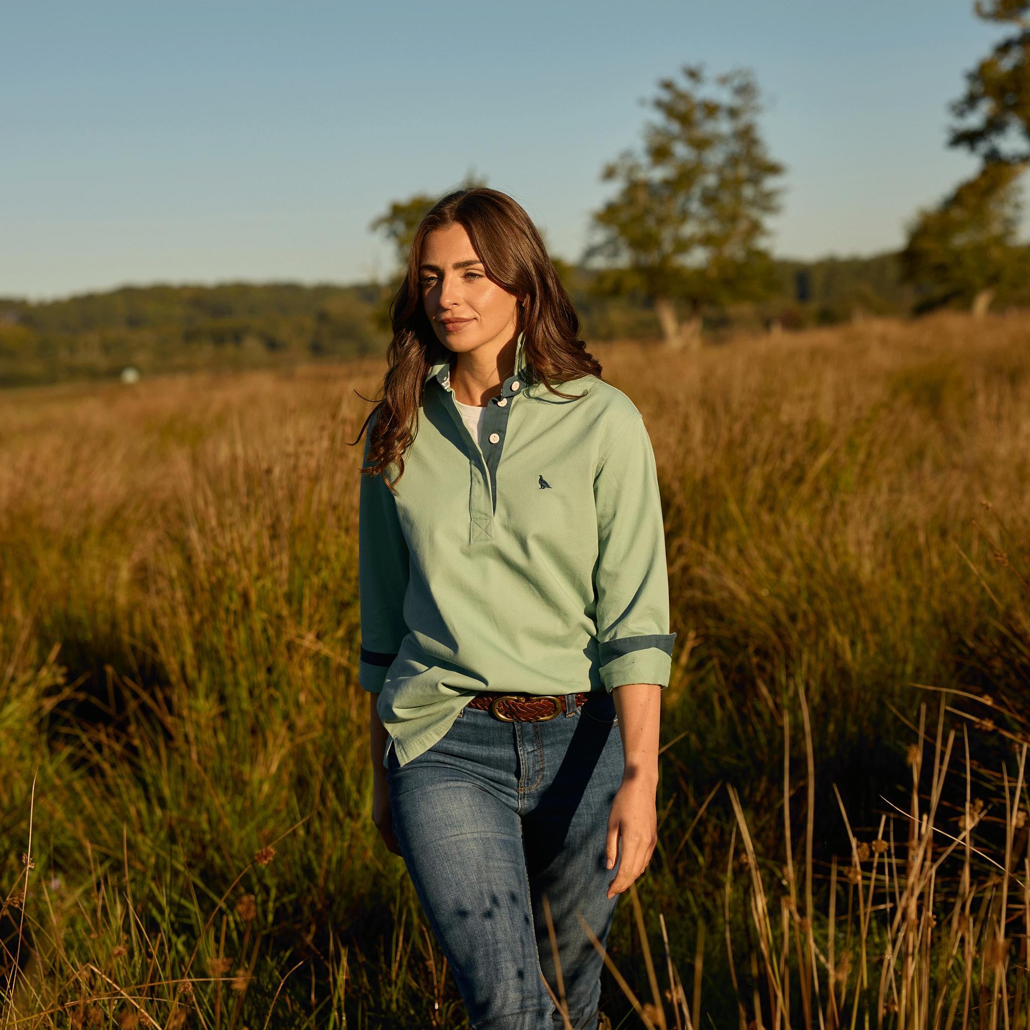 Schoffel Treloyhan Deck Shirt Surf Blue