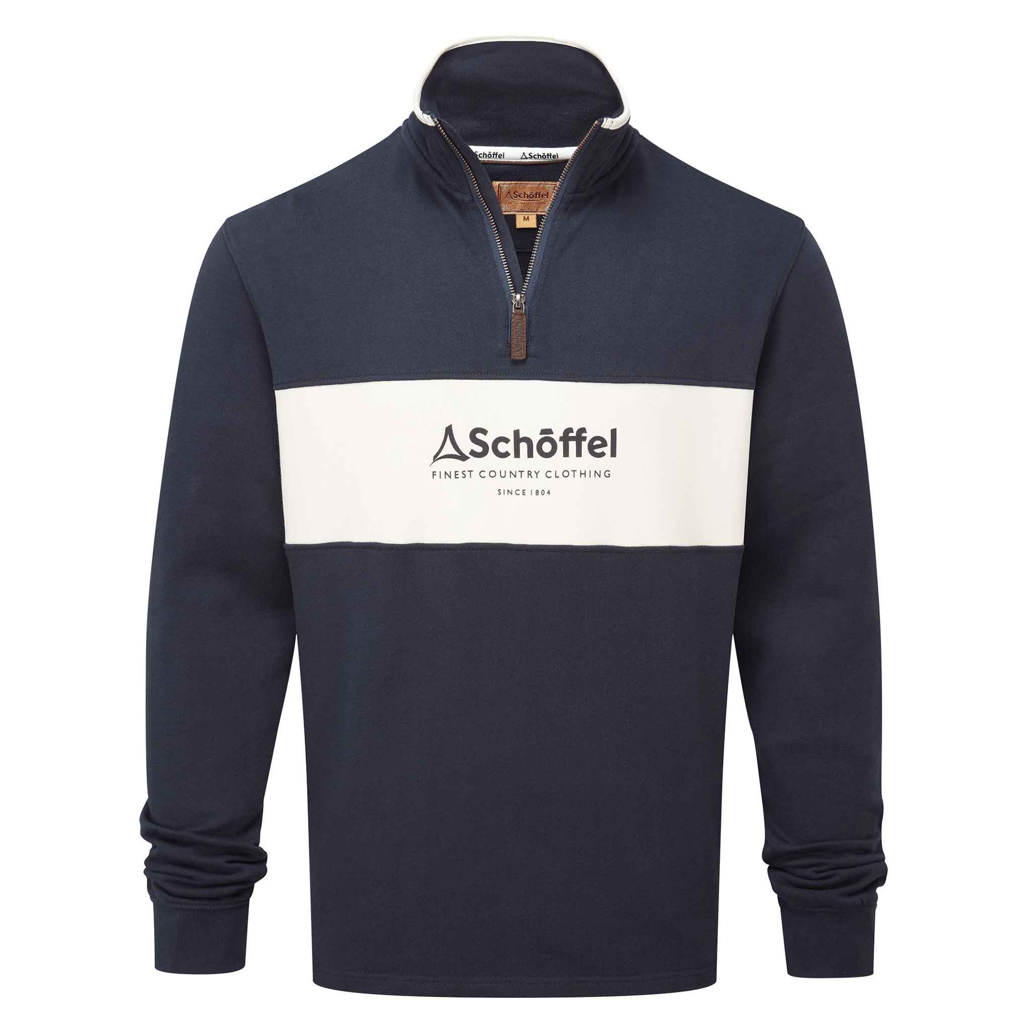 Schoffel-Trencrom-Quarter-Zip-Sweatshirt-Navy-Stone-1
